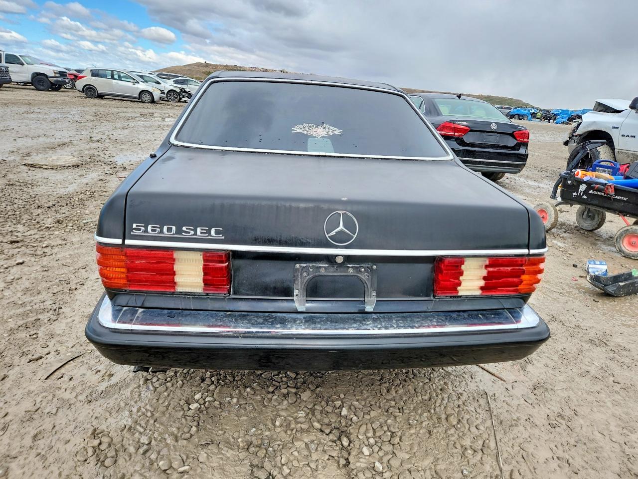 1989 Mercedes-benz 560 Sec Черный vin: WDBCA45EXKA486625