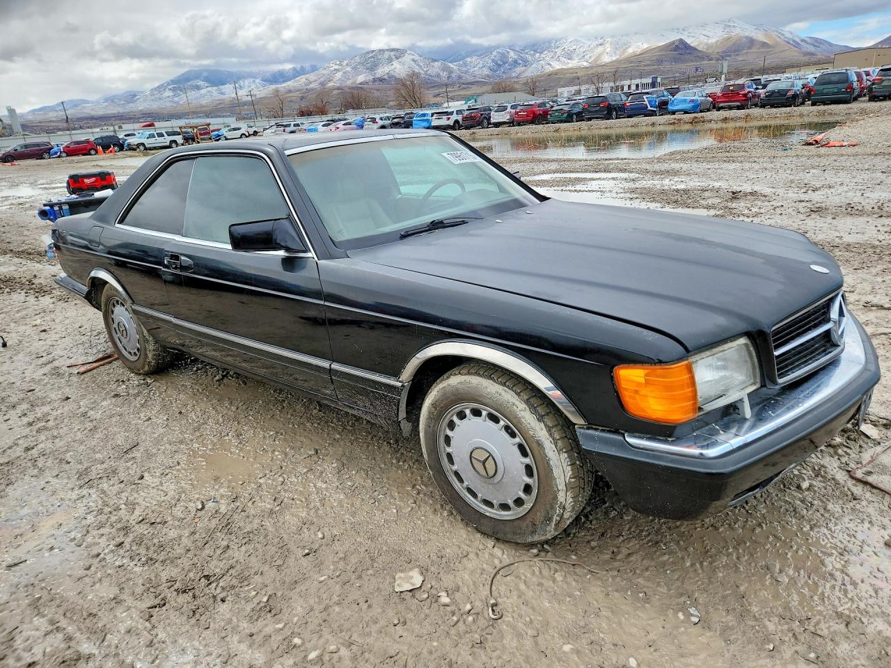 1989 Mercedes-benz 560 Sec Черный vin: WDBCA45EXKA486625