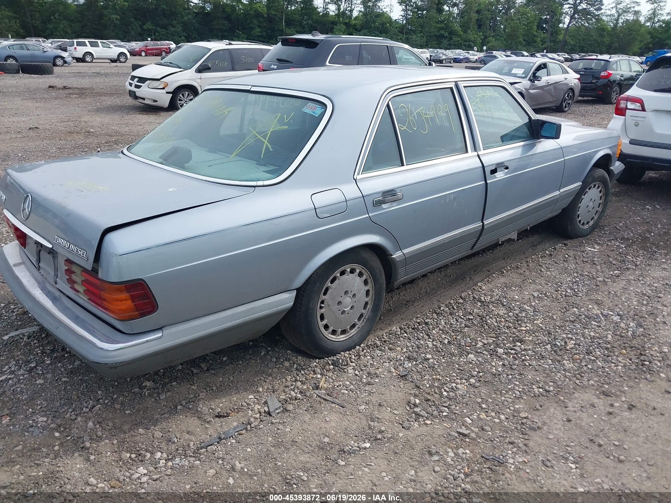 1982 Mercedes-benz 300 Sd Blue vin: WDBCB20A0CB026715