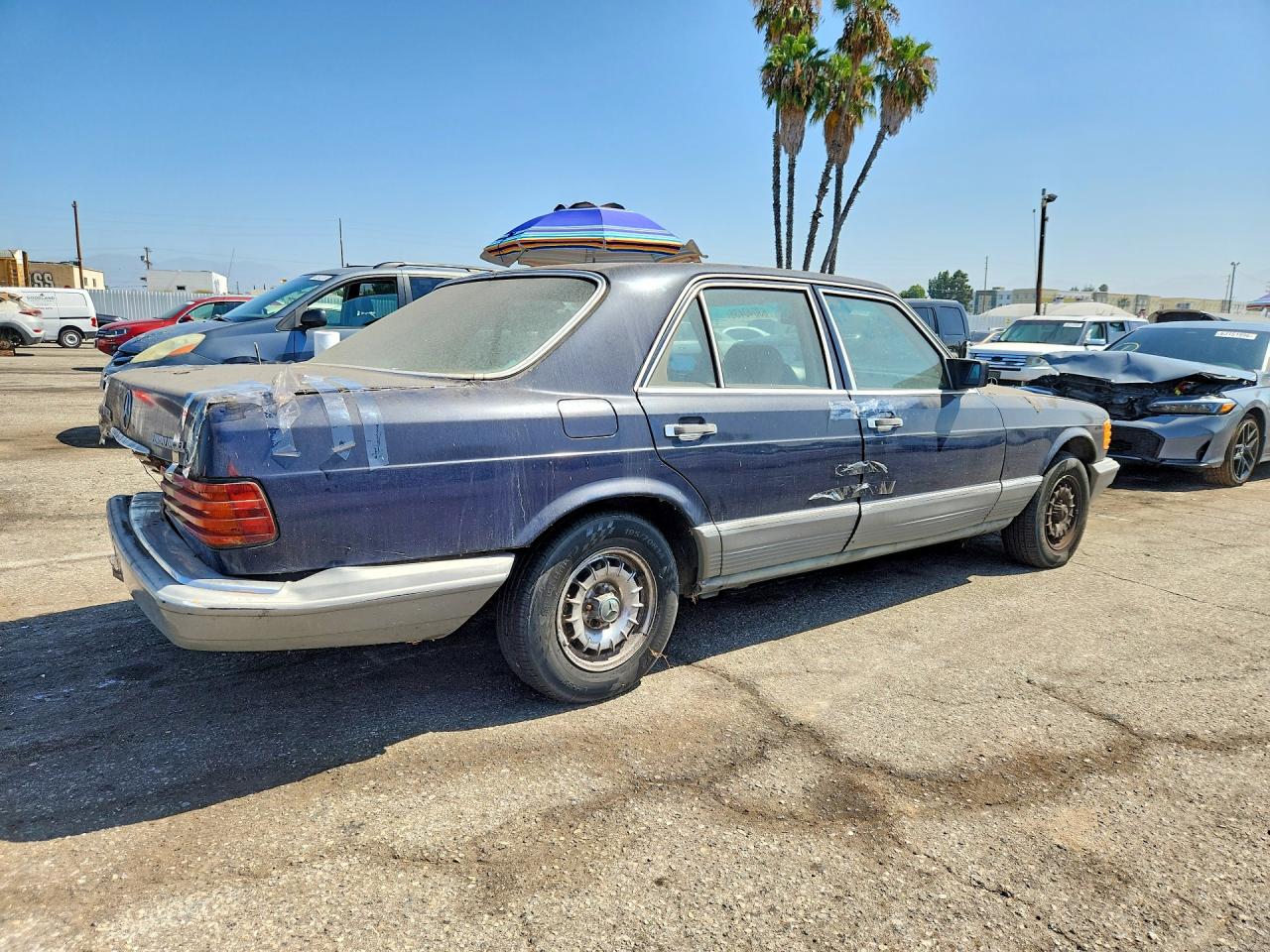 1984 Mercedes-benz 300 Sd Blue vin: WDBCB20A2EA059014