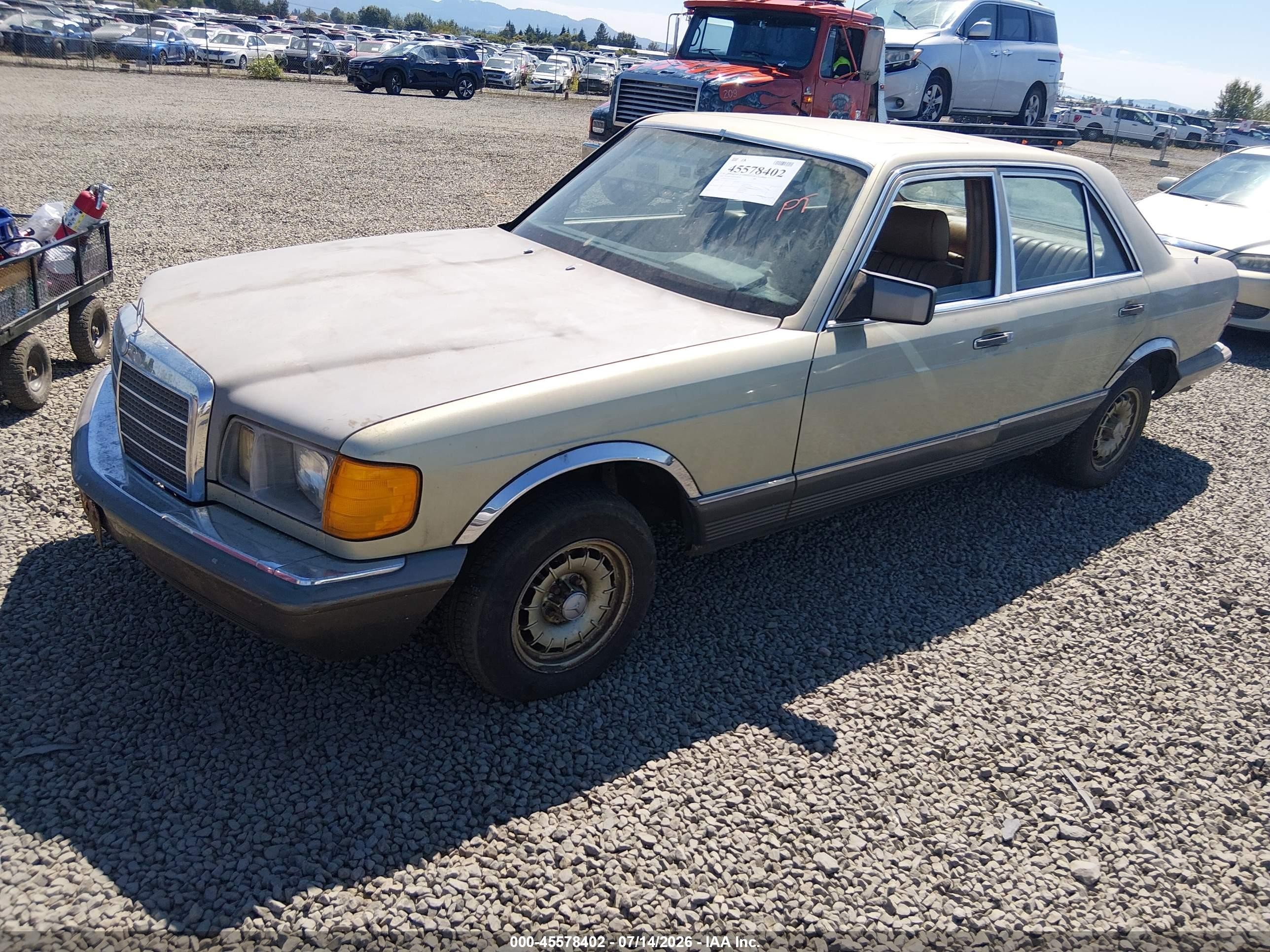 1982 Mercedes-benz 300 Sd Tan vin: WDBCB20A4CB016351