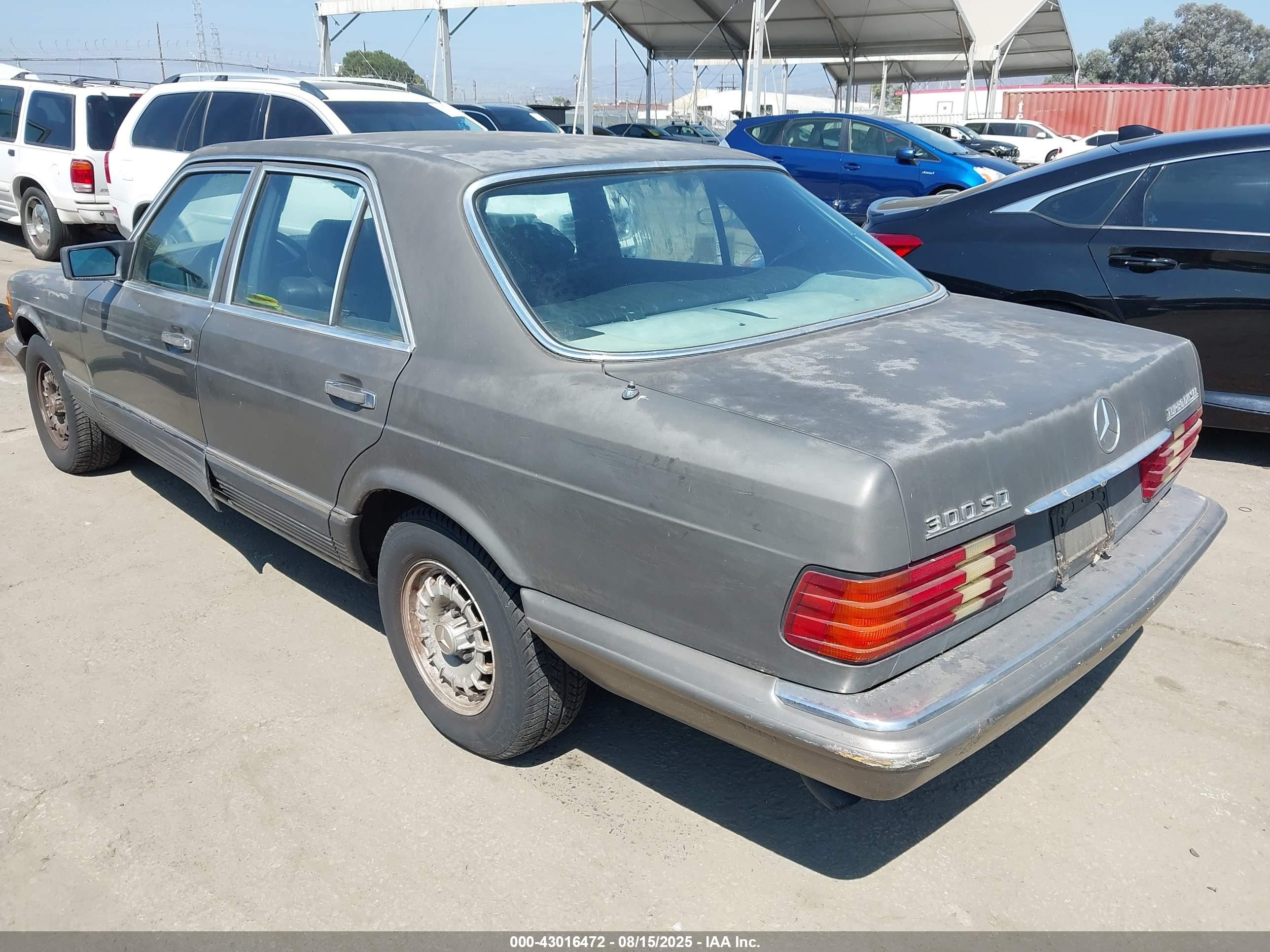 1982 Mercedes-benz 300 Sd Серый vin: WDBCB20A6CB023883