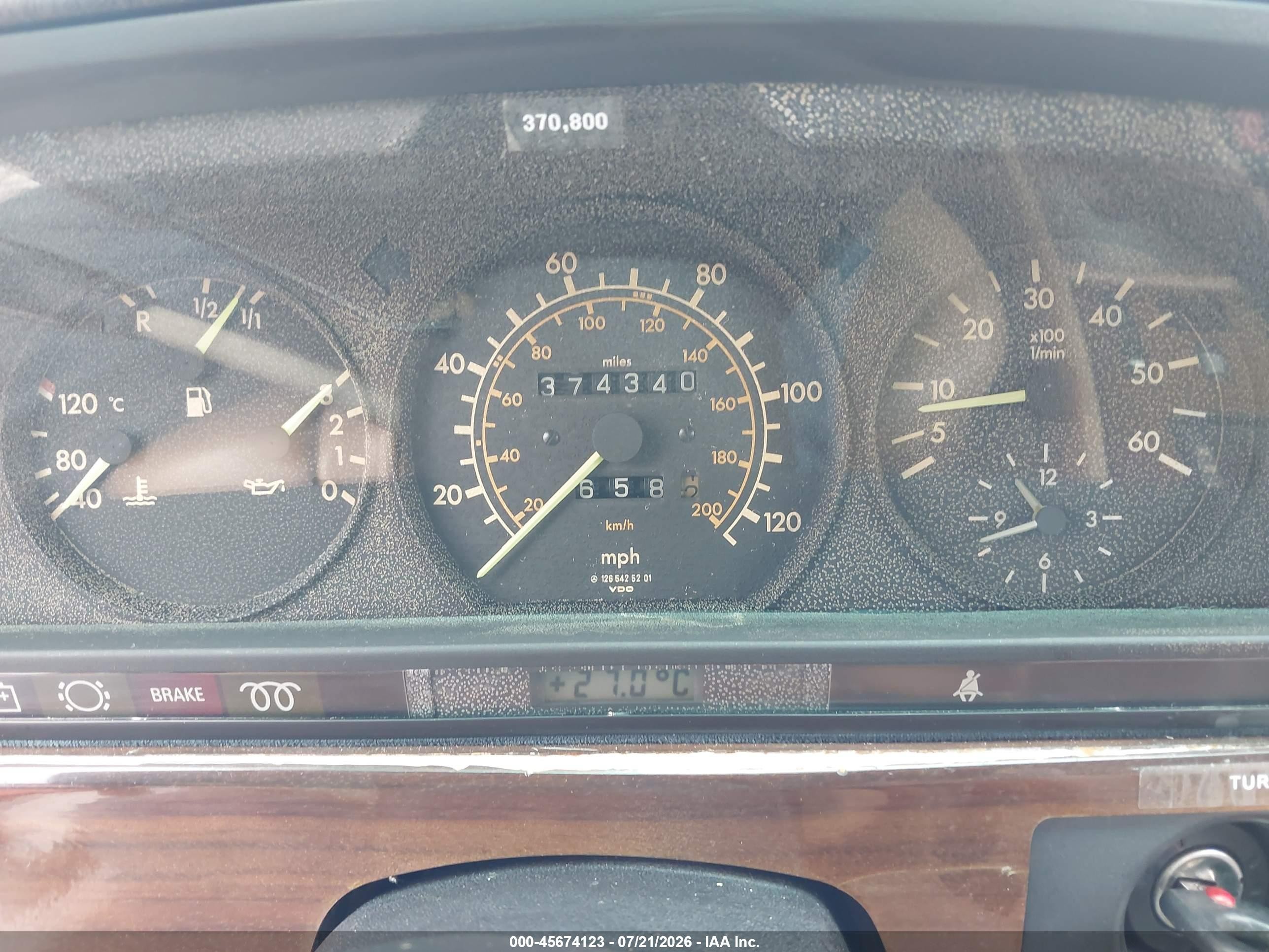 1984 Mercedes-benz 300 Sd Gray vin: WDBCB20A7EA065262
