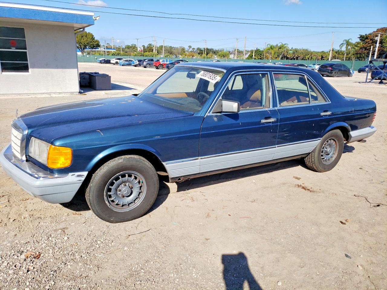 1982 Mercedes-benz 300 Sd Синий vin: WDBCB20A9CB016409