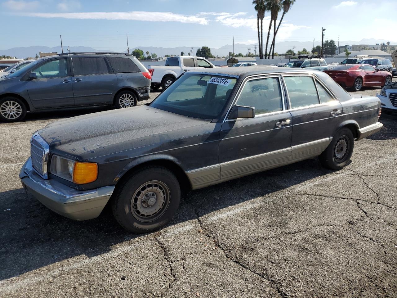 1984 Mercedes-benz 300 Sd   Blue vin: WDBCB20AXEA051288