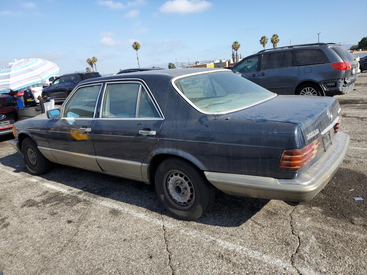 1984 Mercedes-benz 300 Sd   Blue vin: WDBCB20AXEA051288
