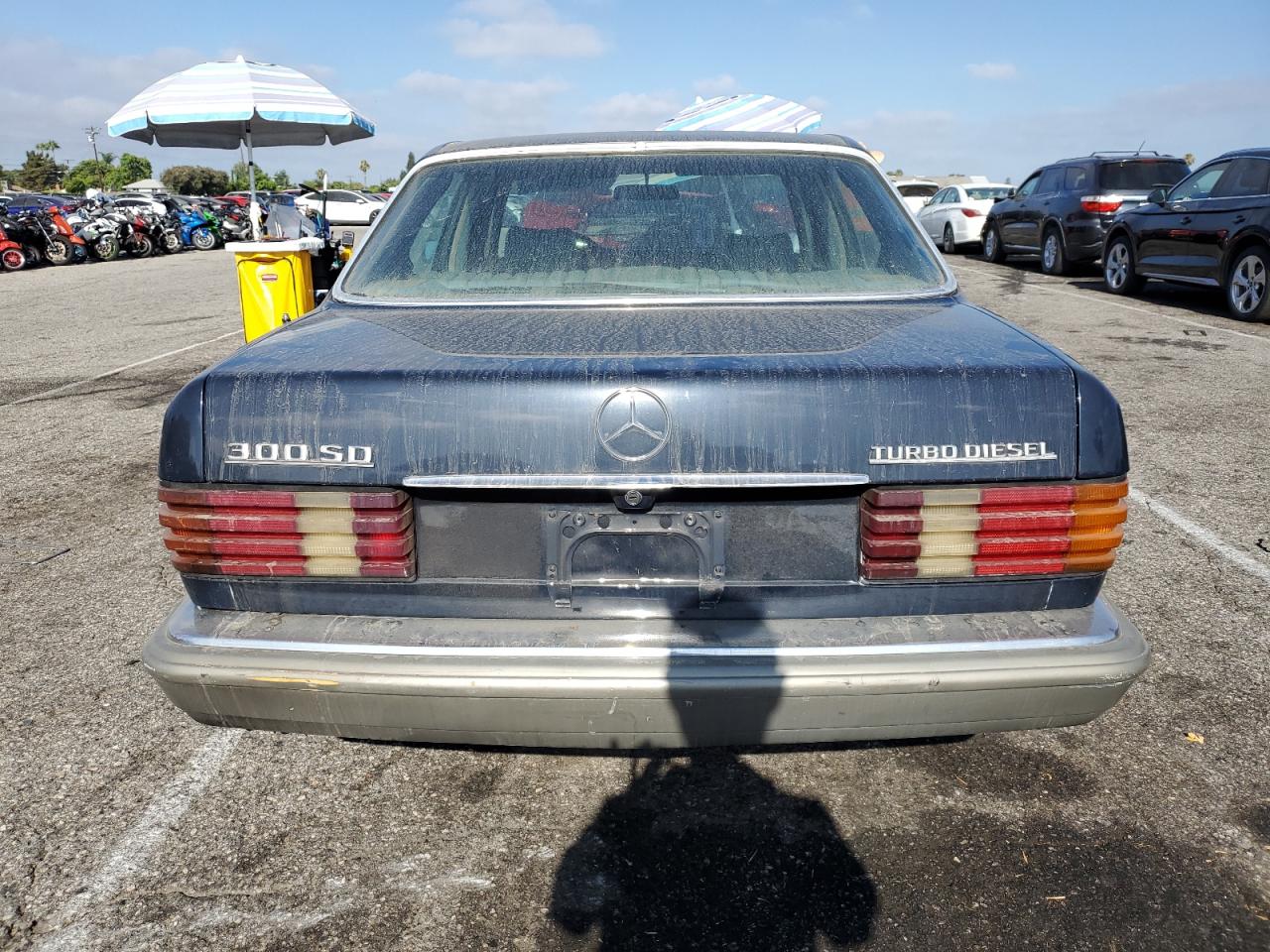 1984 Mercedes-benz 300 Sd   Blue vin: WDBCB20AXEA051288