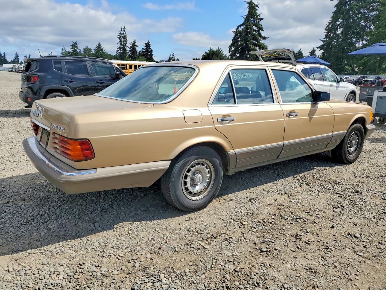 1985 Mercedes-benz 300 Sd Beige vin: WDBCB20C1FA186498