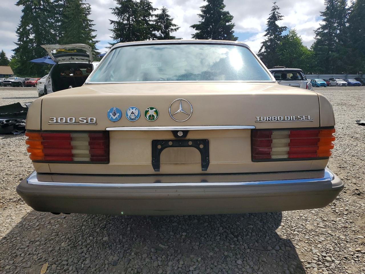 1985 Mercedes-benz 300 Sd Beige vin: WDBCB20C1FA186498