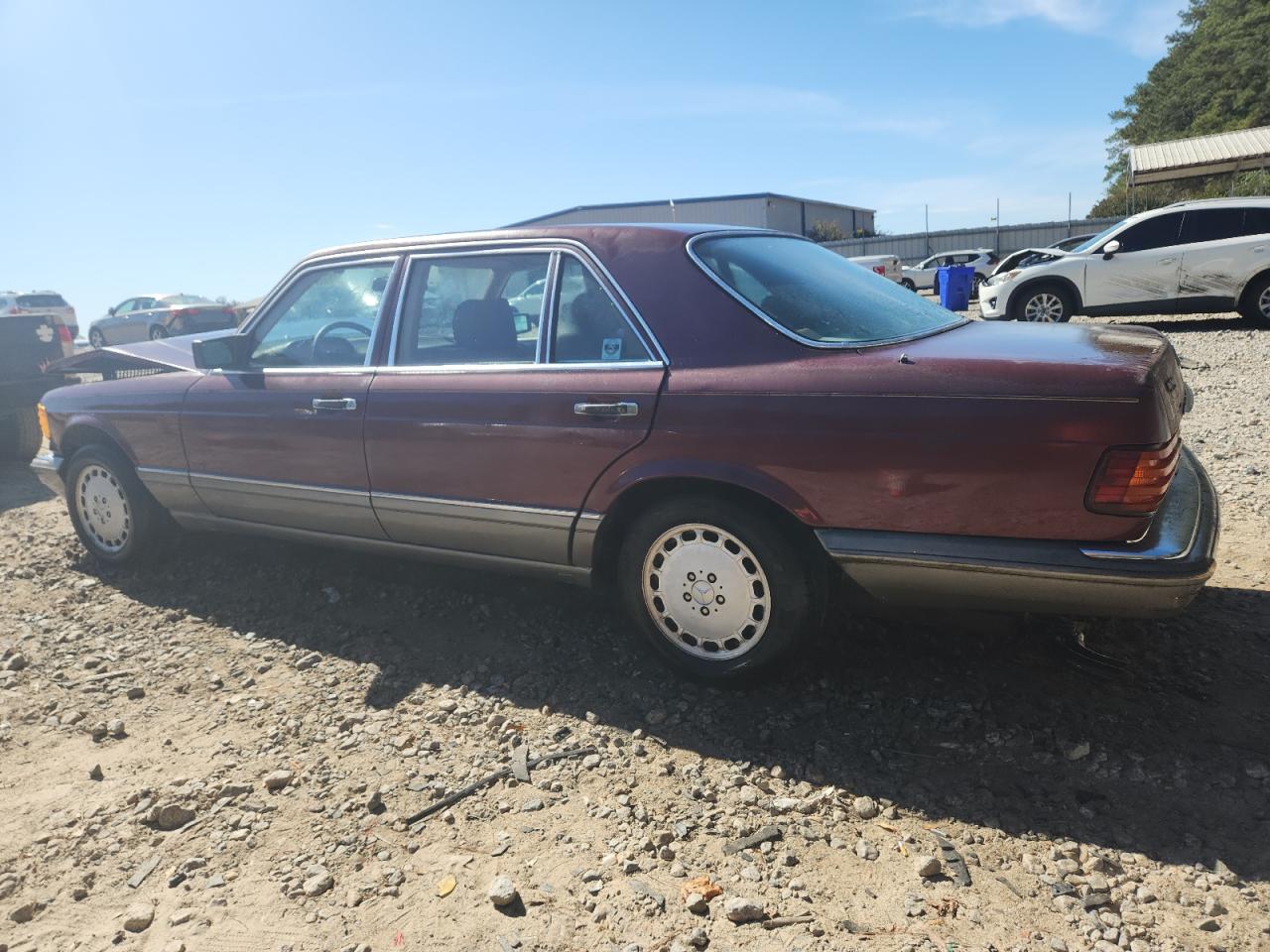 1986 Mercedes-benz 300 Sdl Maroon vin: WDBCB25D1GA277645