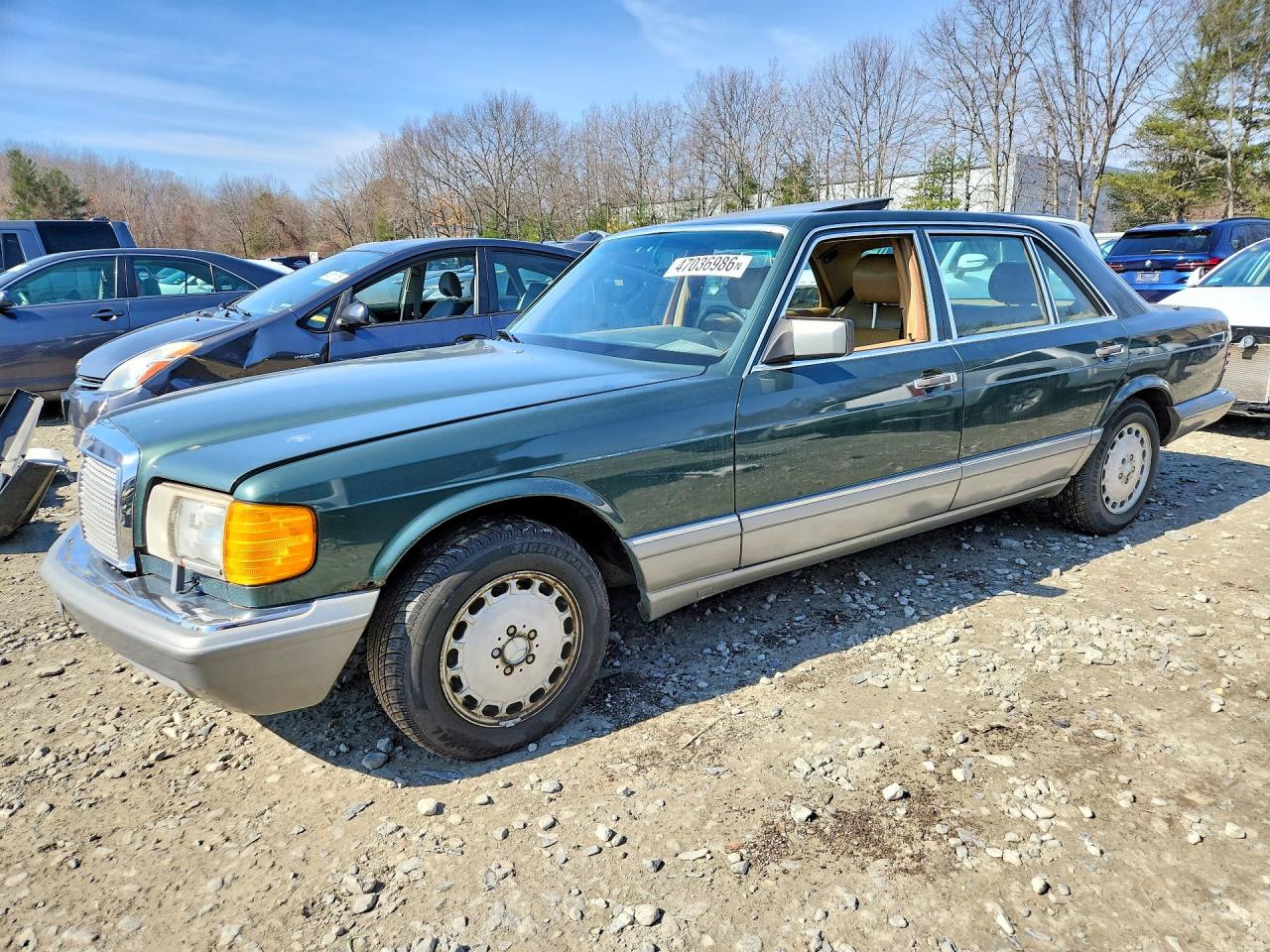 1987 Mercedes-benz 300 Sdl Green vin: WDBCB25D1HA291577