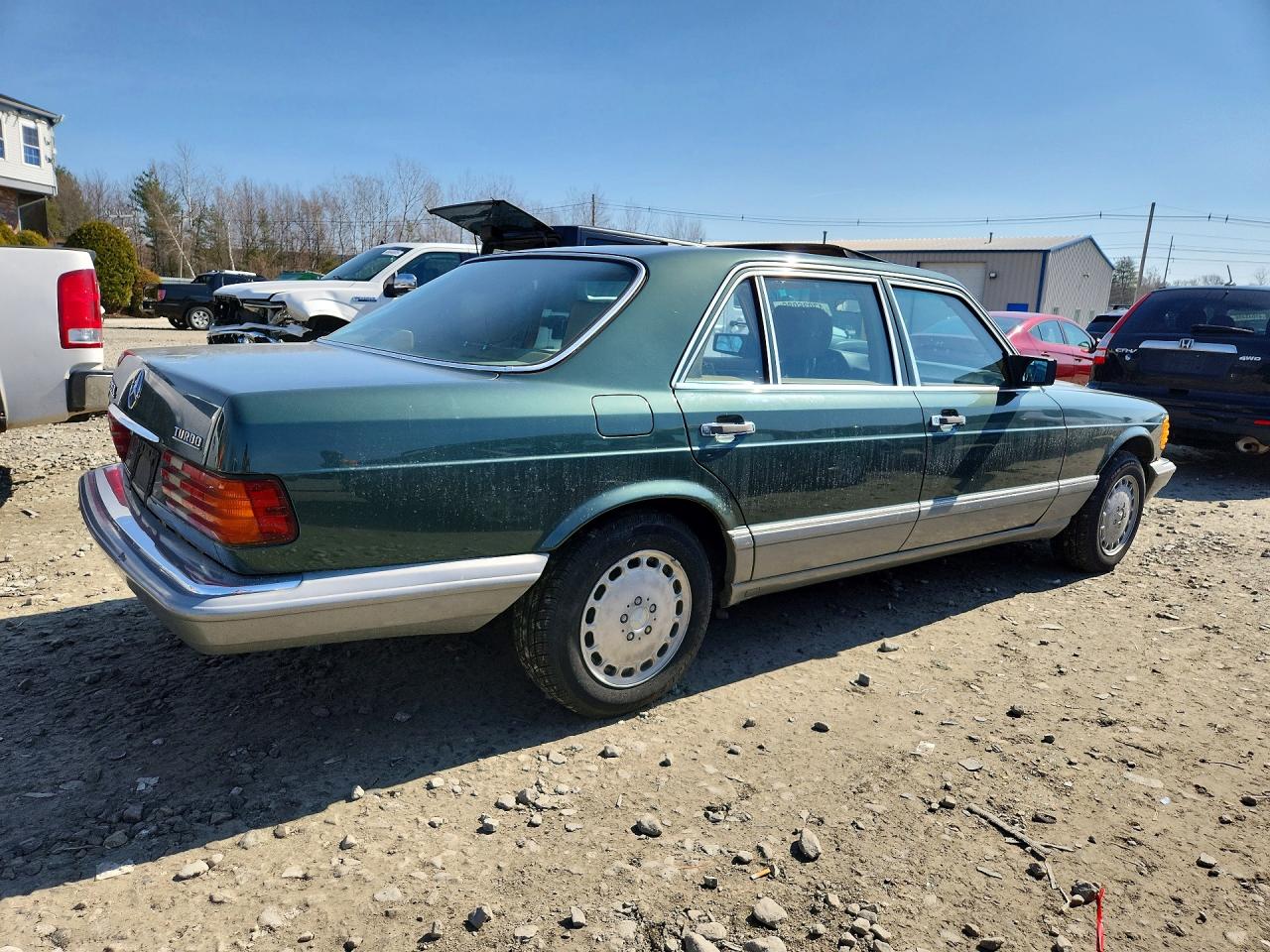 1987 Mercedes-benz 300 Sdl Green vin: WDBCB25D1HA291577