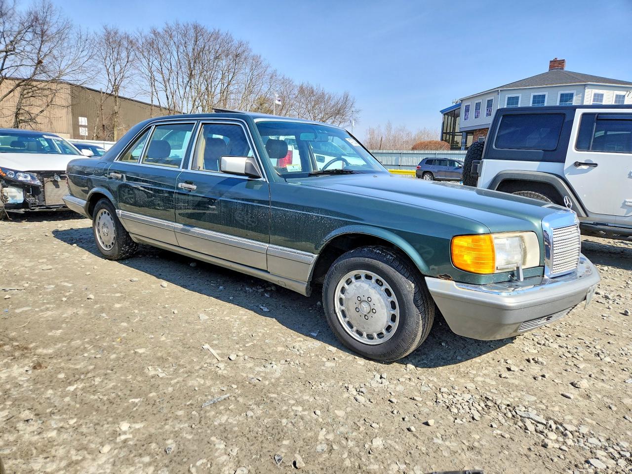 1987 Mercedes-benz 300 Sdl Green vin: WDBCB25D1HA291577