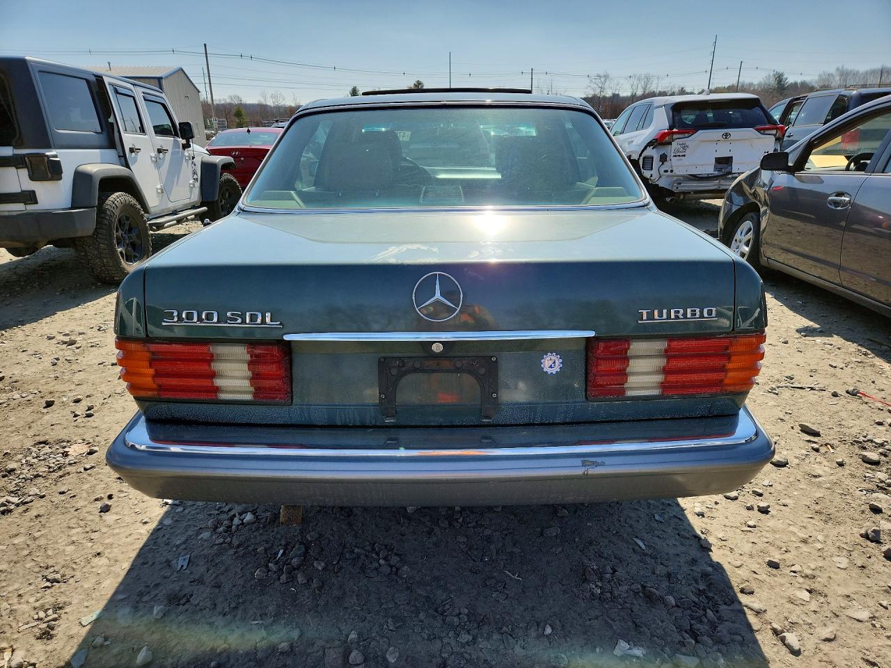 1987 Mercedes-benz 300 Sdl Green vin: WDBCB25D1HA291577