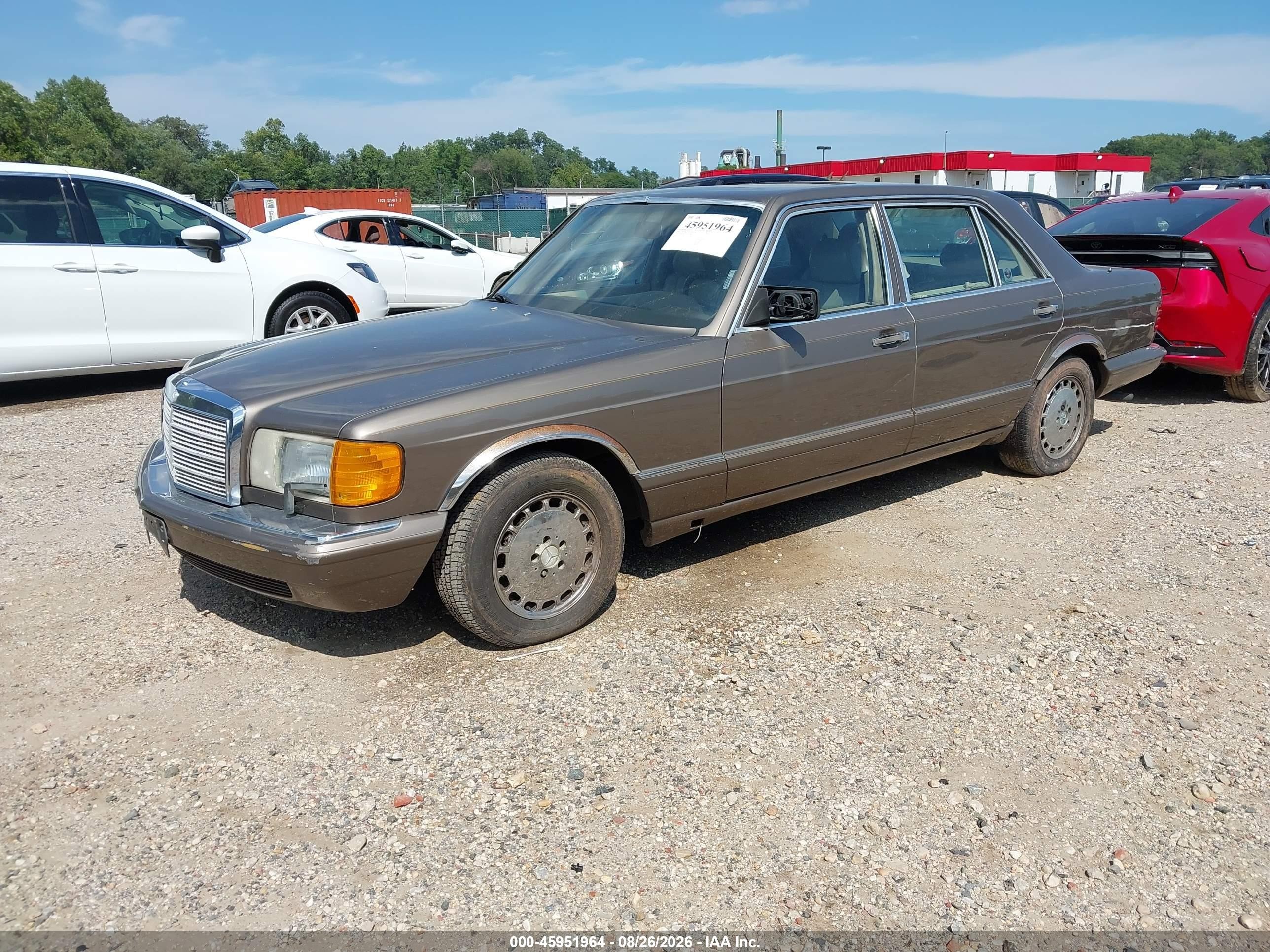 1987 Mercedes-benz 300 Sdl Brown vin: WDBCB25D2HA330984