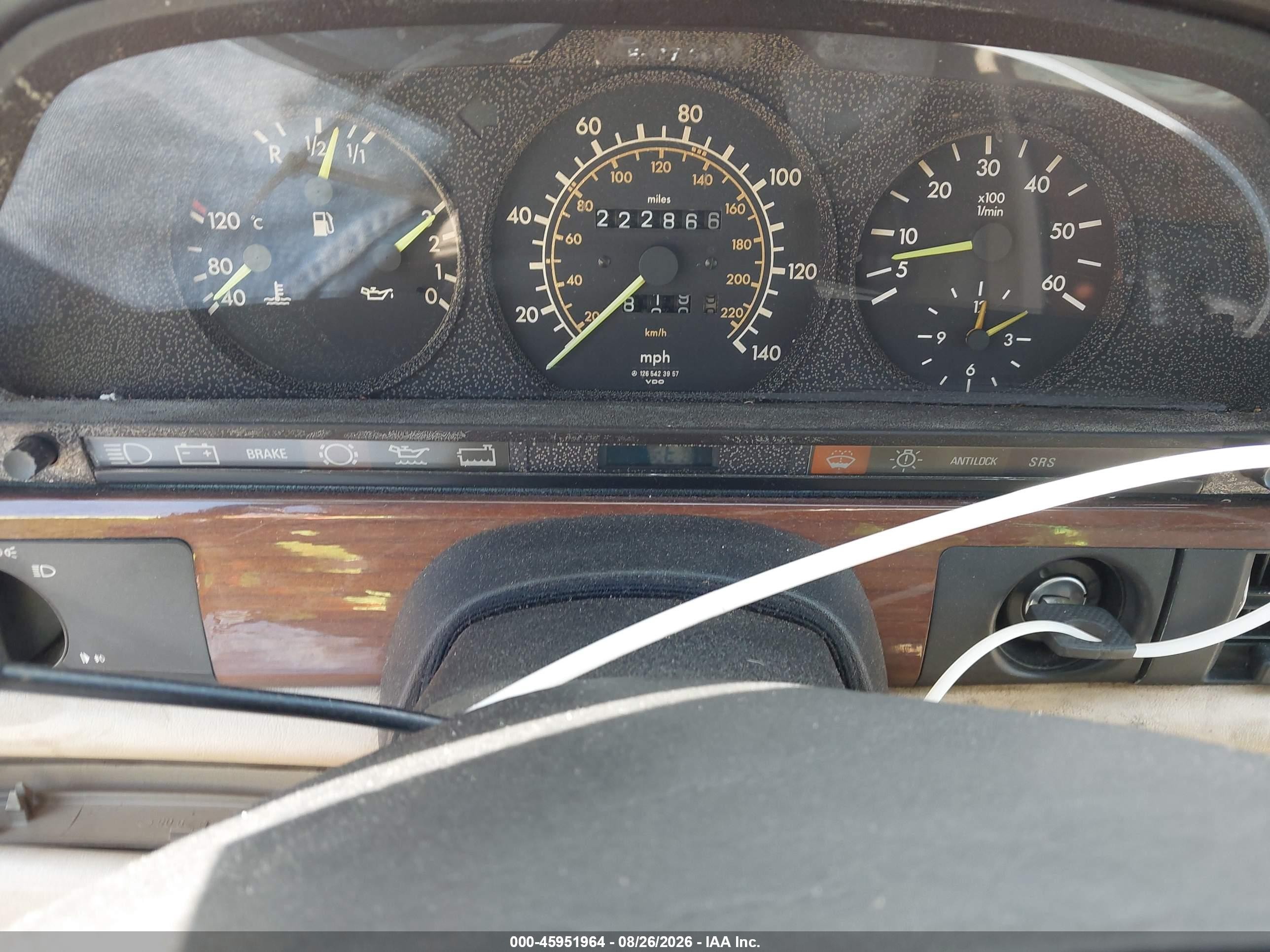 1987 Mercedes-benz 300 Sdl Brown vin: WDBCB25D2HA330984