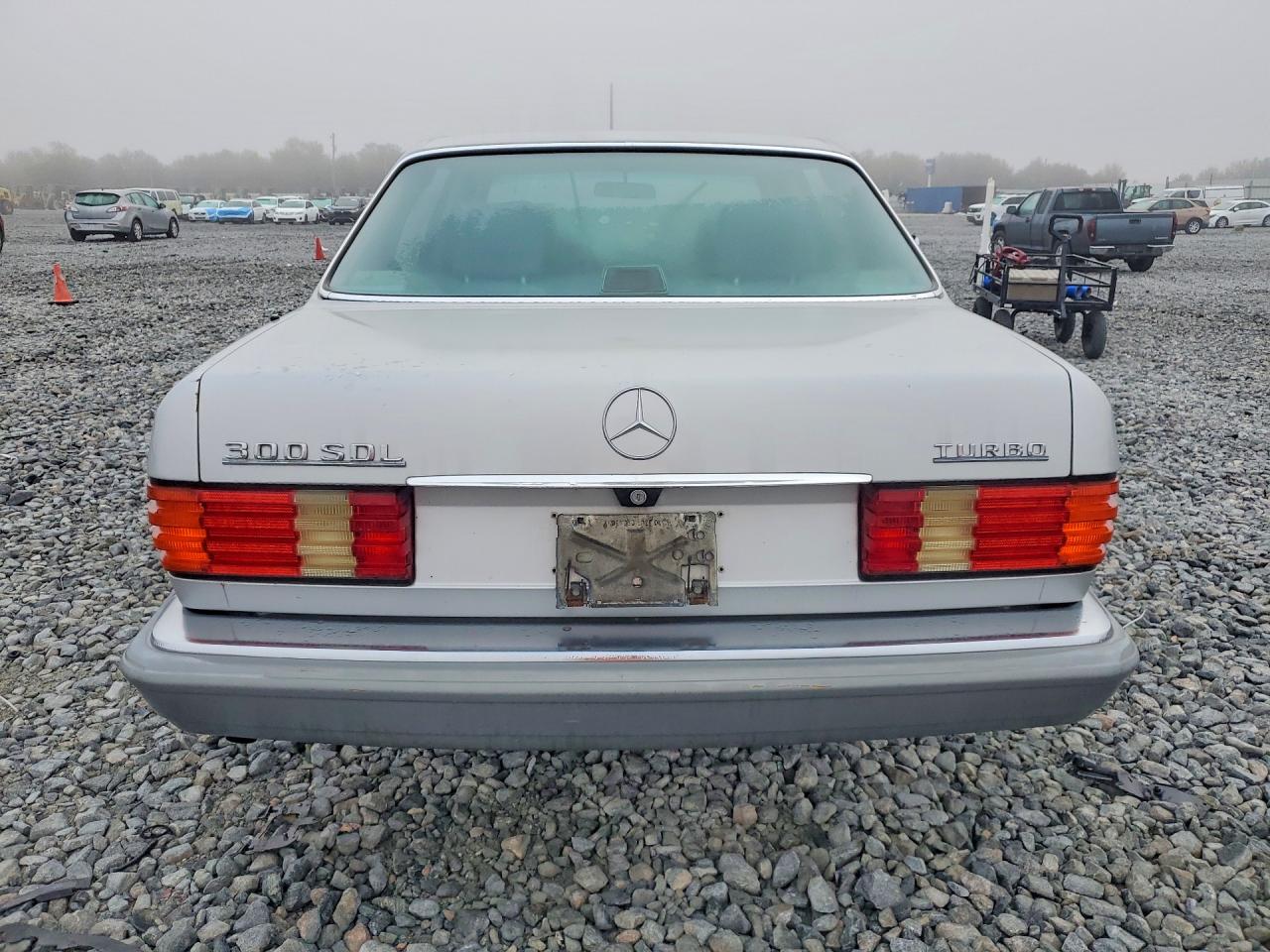 1987 Mercedes-benz 300 Sdl Silver vin: WDBCB25D4HA333207