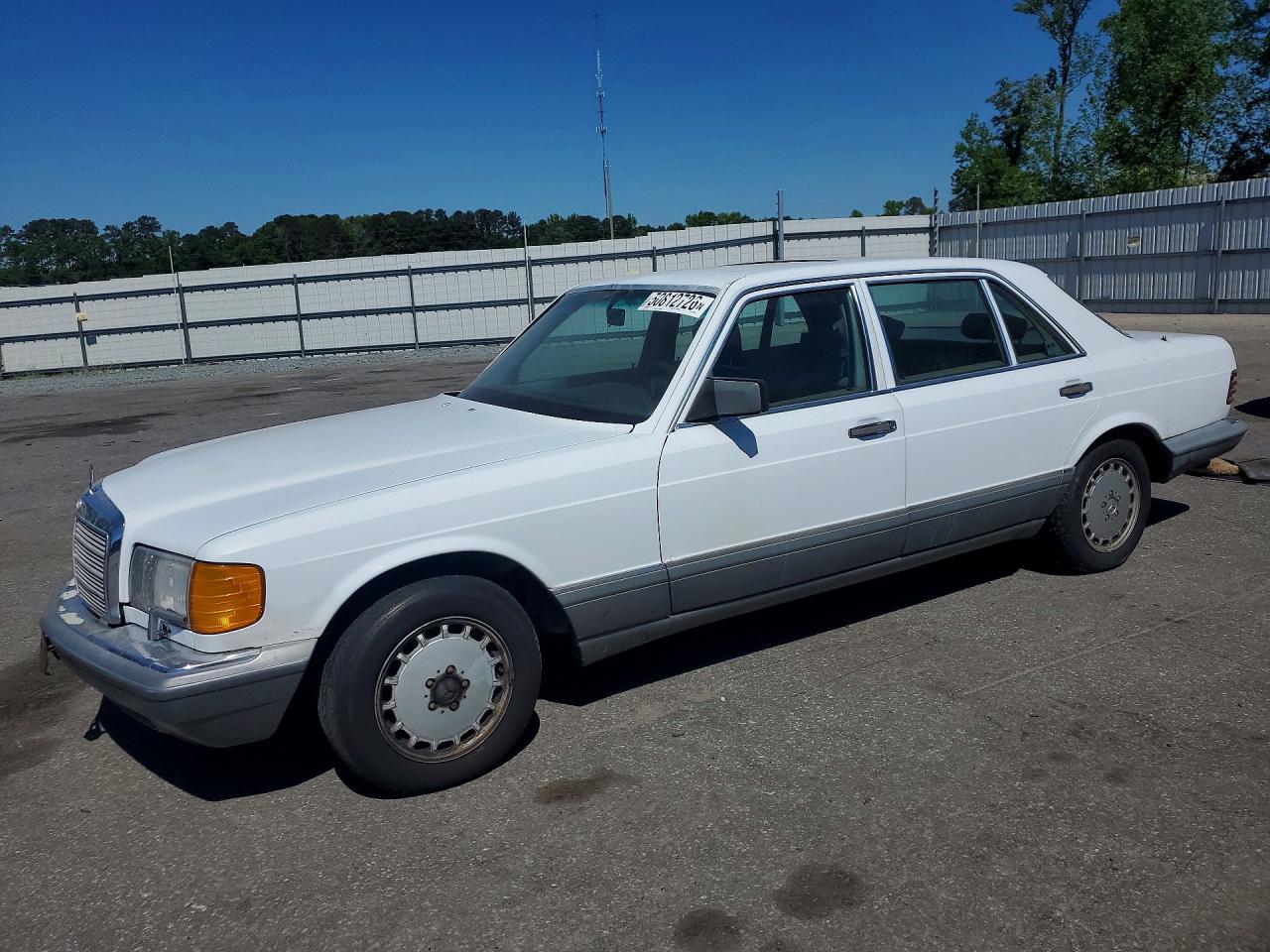 1986 Mercedes-benz 300 Sdl White vin: WDBCB25D6GA276653