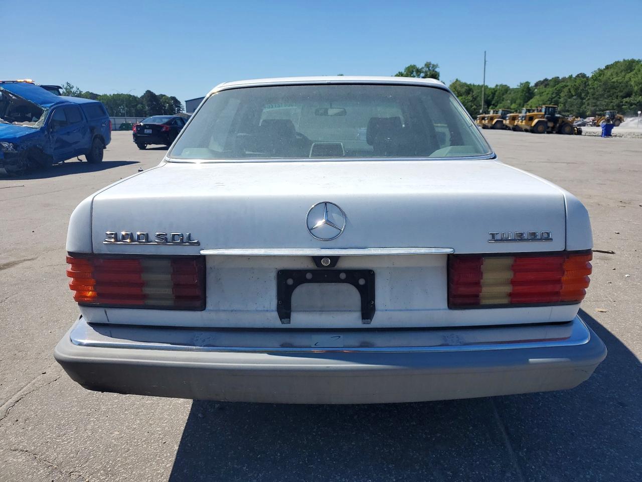 1986 Mercedes-benz 300 Sdl White vin: WDBCB25D6GA276653