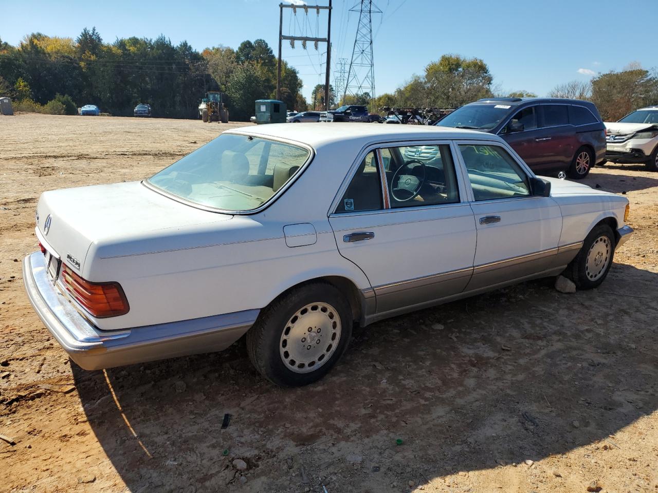 1987 Mercedes-benz 300 Sdl White vin: WDBCB25D7HA312660