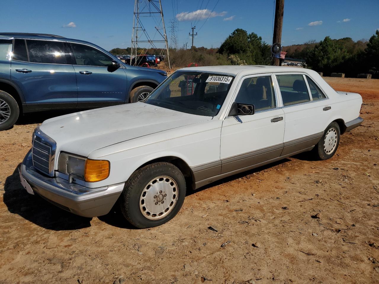 1987 Mercedes-benz 300 Sdl Белый vin: WDBCB25D7HA312660