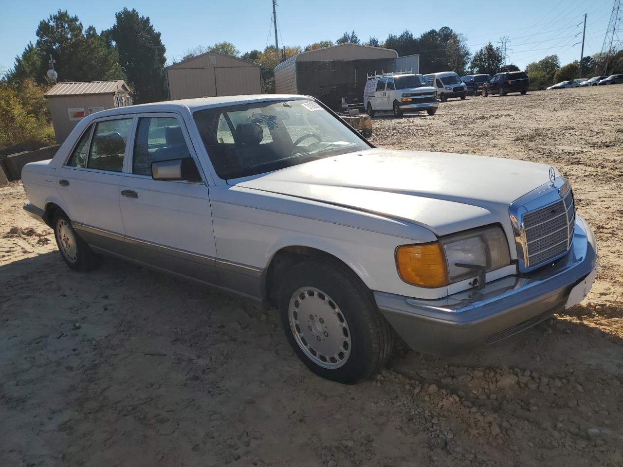 1987 Mercedes-benz 300 Sdl White vin: WDBCB25D7HA312660
