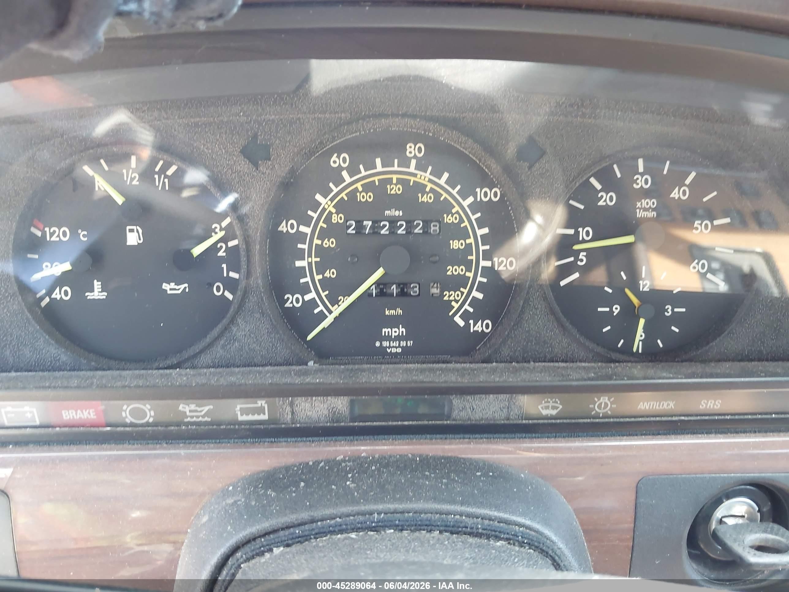1987 Mercedes-benz 300 Sdl Кремовый vin: WDBCB25D8HA327376