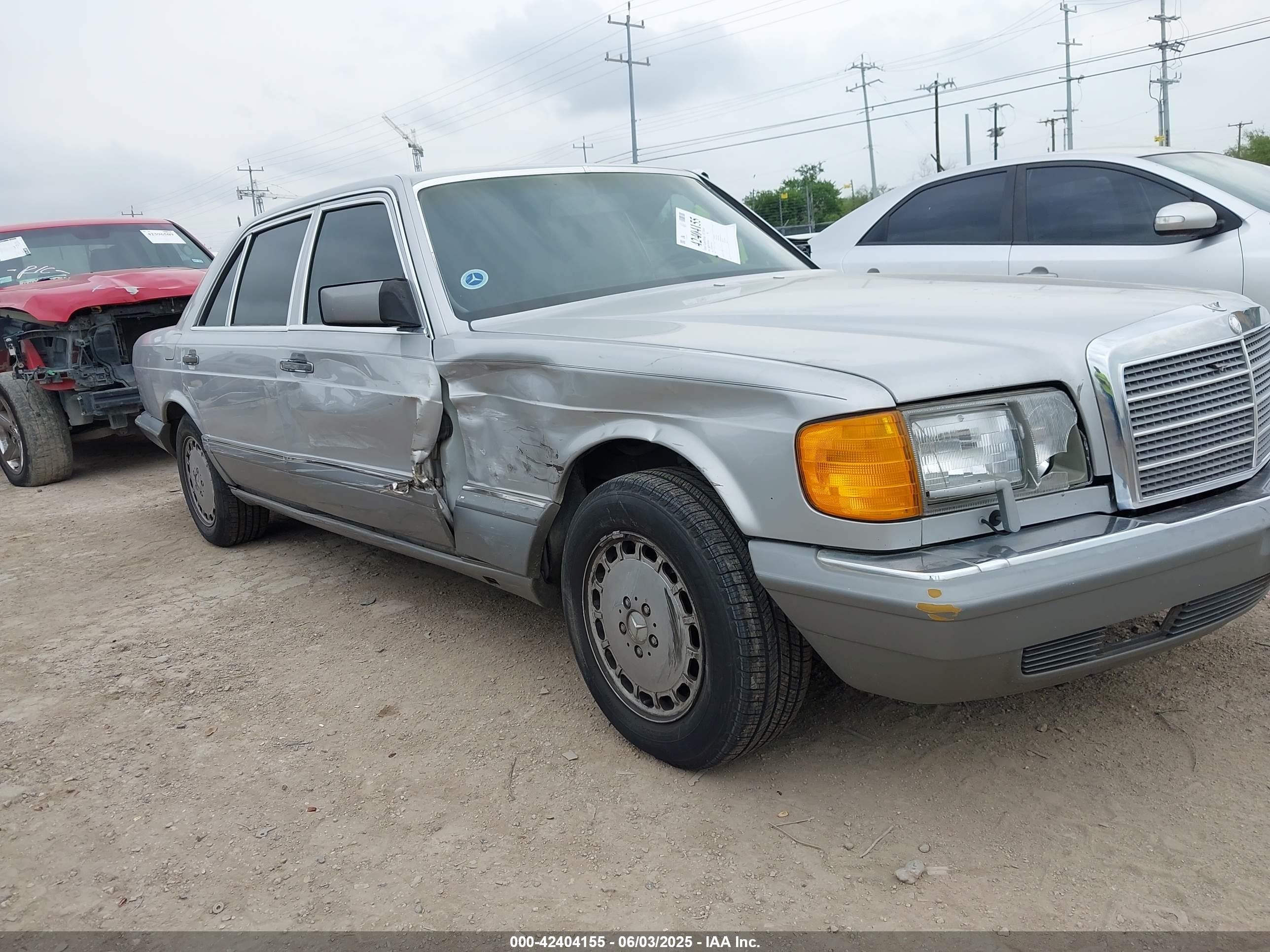 1986 Mercedes-benz 300 Sdl Silver vin: WDBCB25D9GA238866