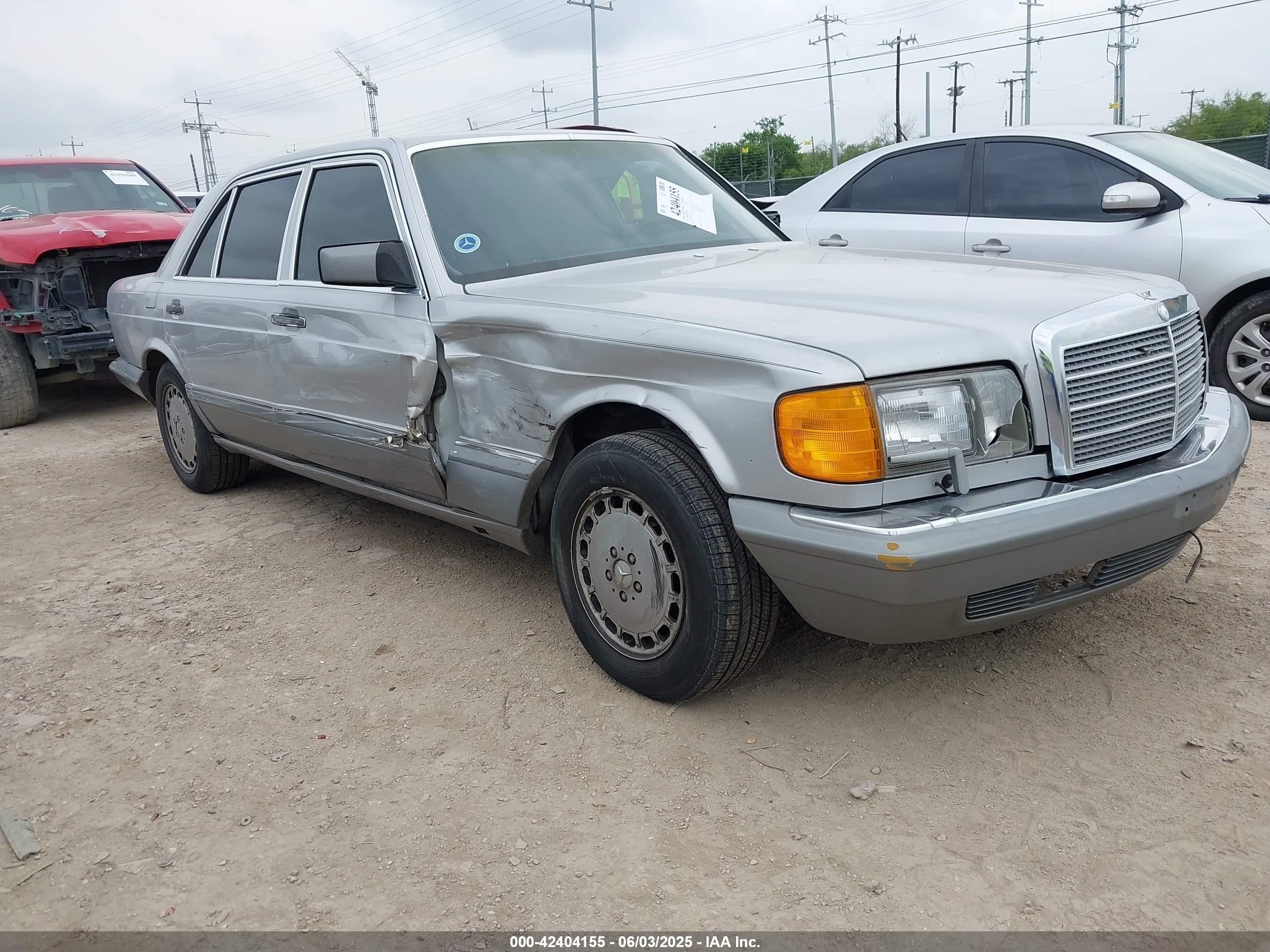 1986 Mercedes-benz 300 Sdl Silver vin: WDBCB25D9GA238866