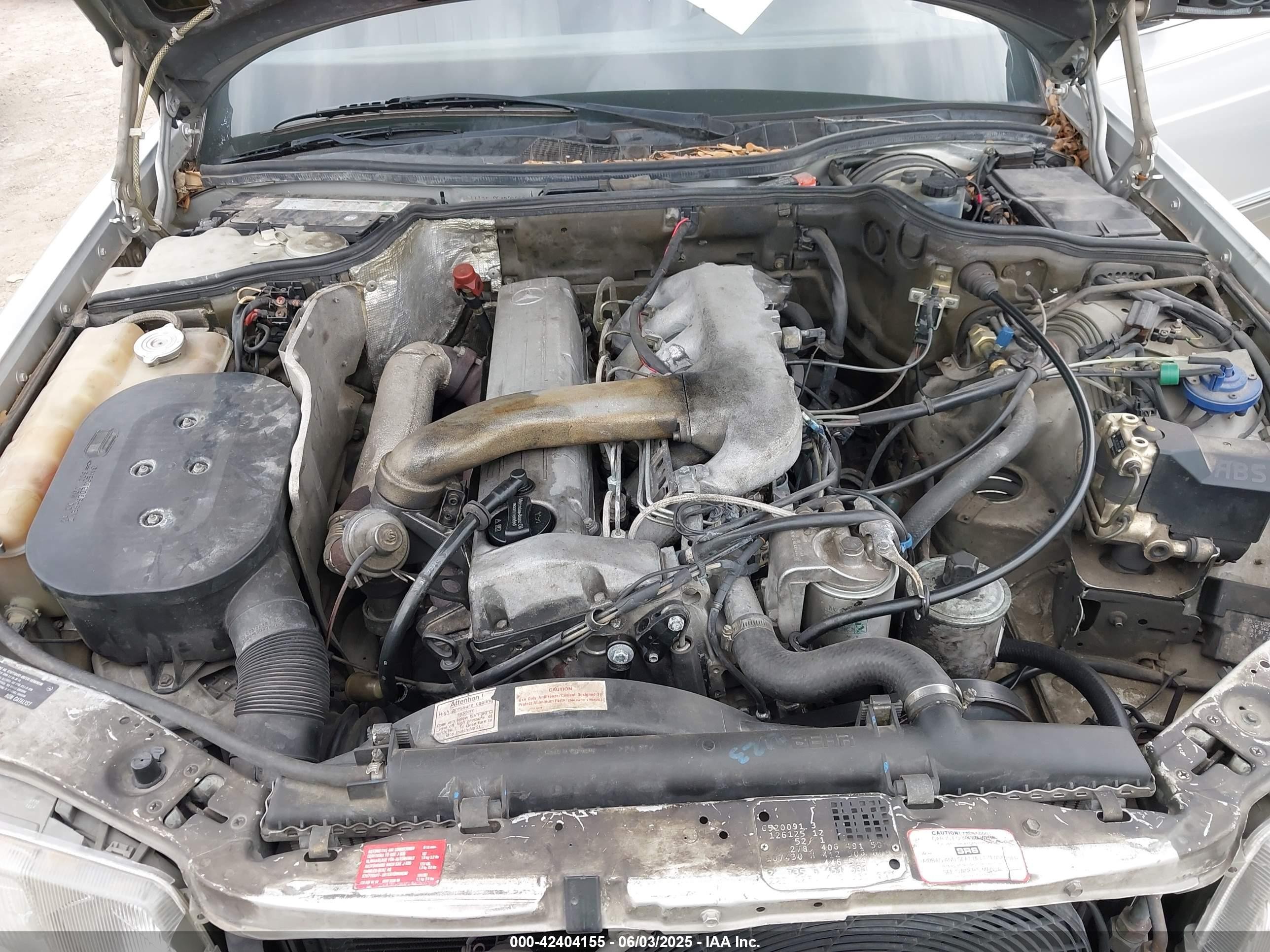 1986 Mercedes-benz 300 Sdl Silver vin: WDBCB25D9GA238866