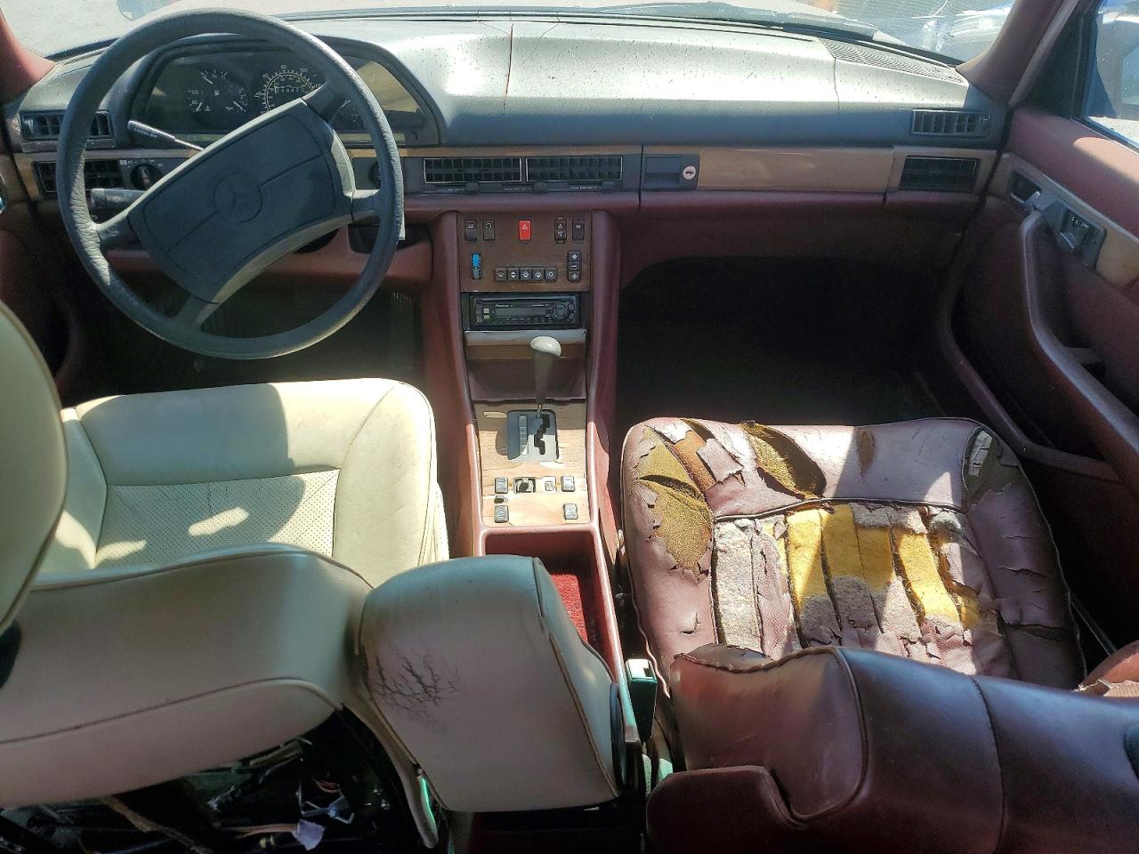 1986 Mercedes-benz 300 Sdl Maroon vin: WDBCB25D9GA277263