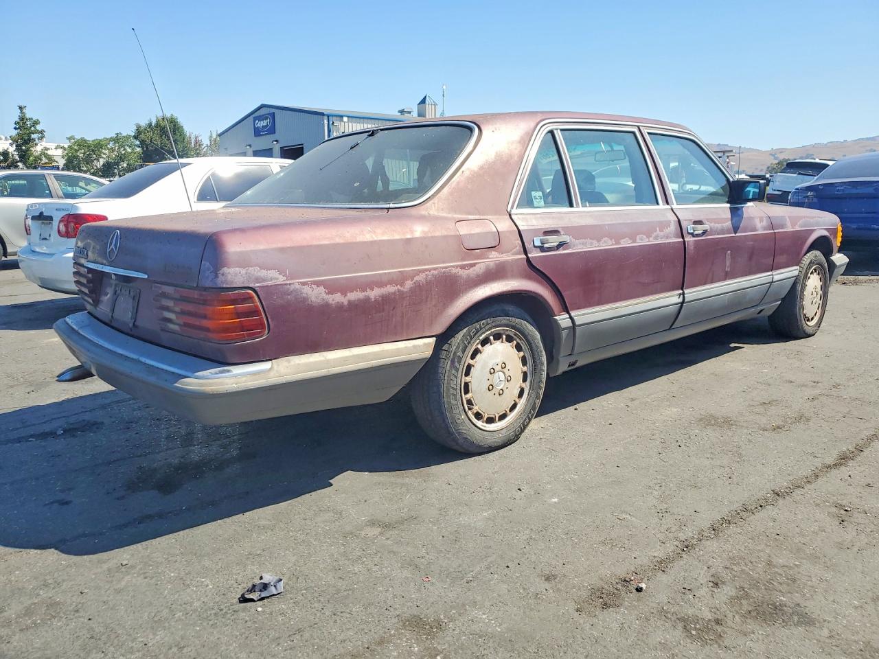 1986 Mercedes-benz 300 Sdl Maroon vin: WDBCB25D9GA277263