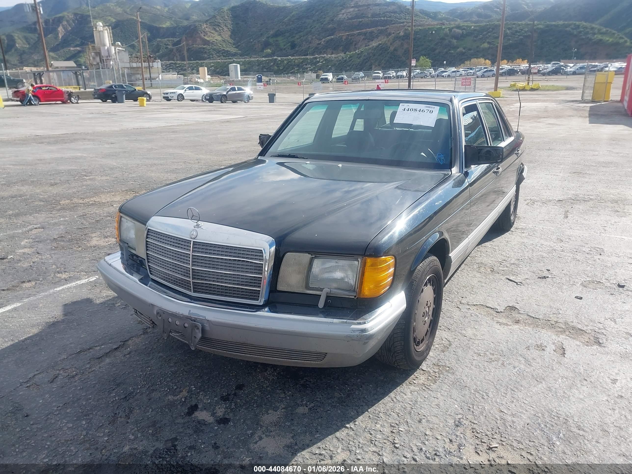 1987 Mercedes-benz 300 Sdl Черный vin: WDBCB25D9HA321294
