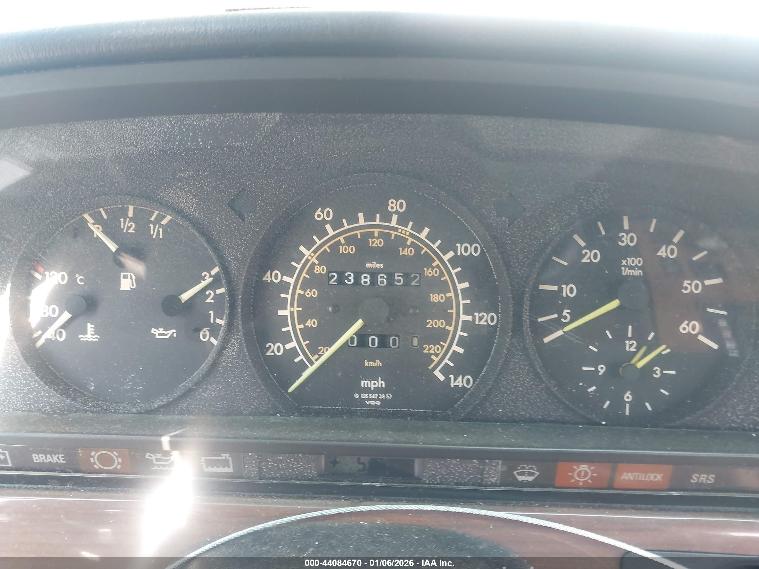 1987 Mercedes-benz 300 Sdl Черный vin: WDBCB25D9HA321294