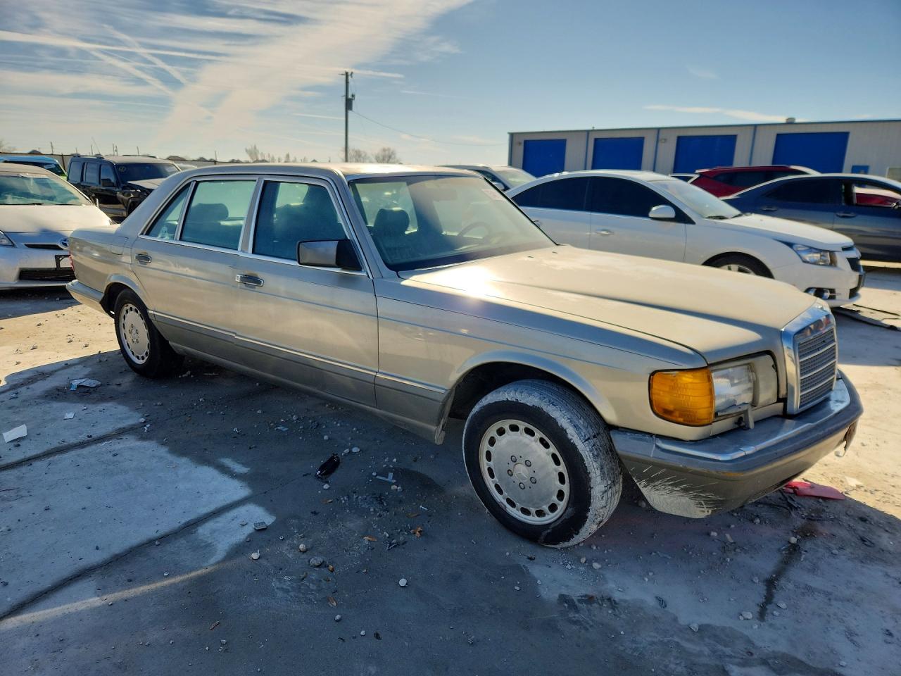 1986 Mercedes Benz 300 Sdl Beige vin: WDBCB25DXGA240741