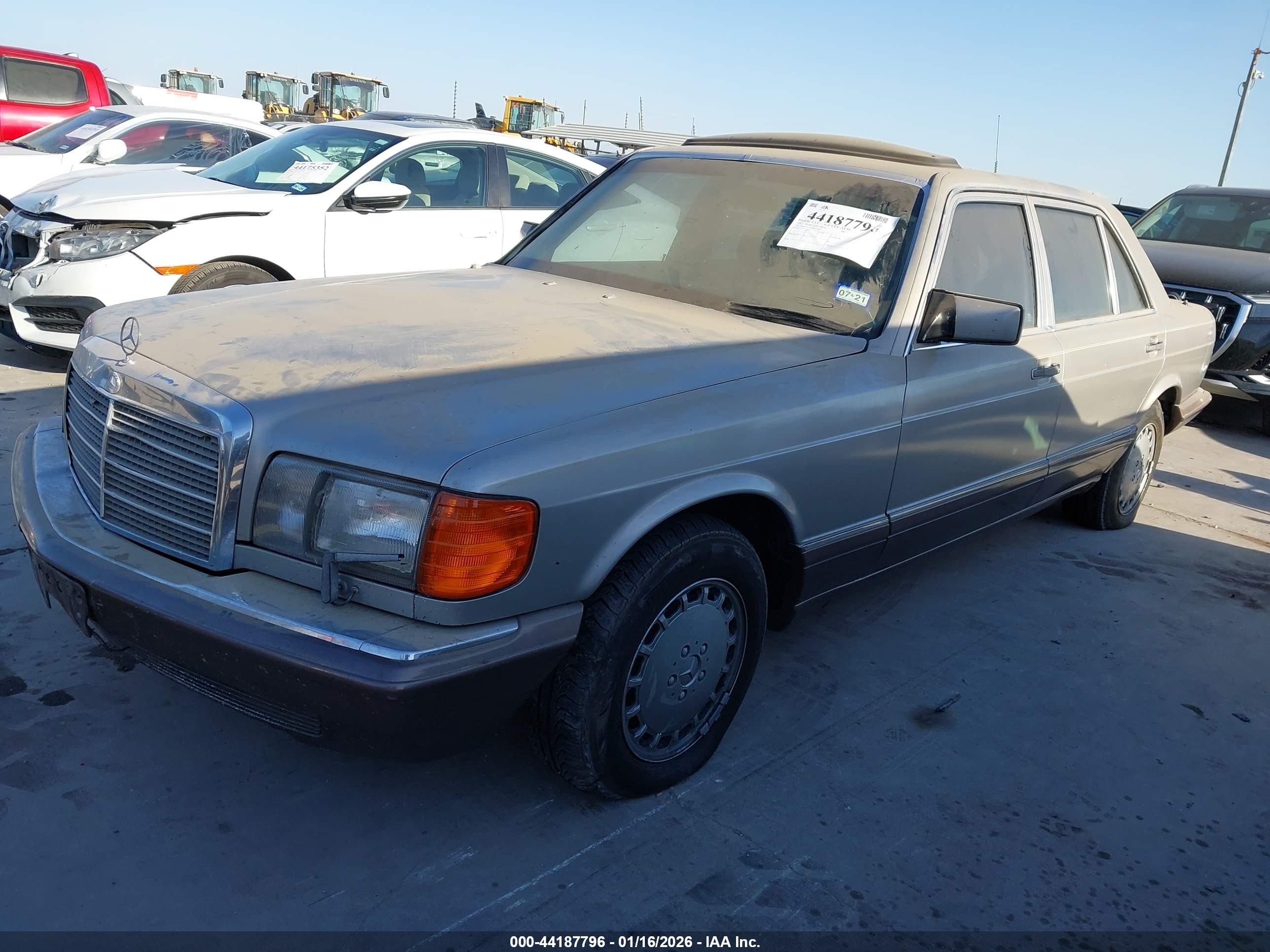 1987 Mercedes-benz 300 Sdl Beige vin: WDBCB25DXHA320073