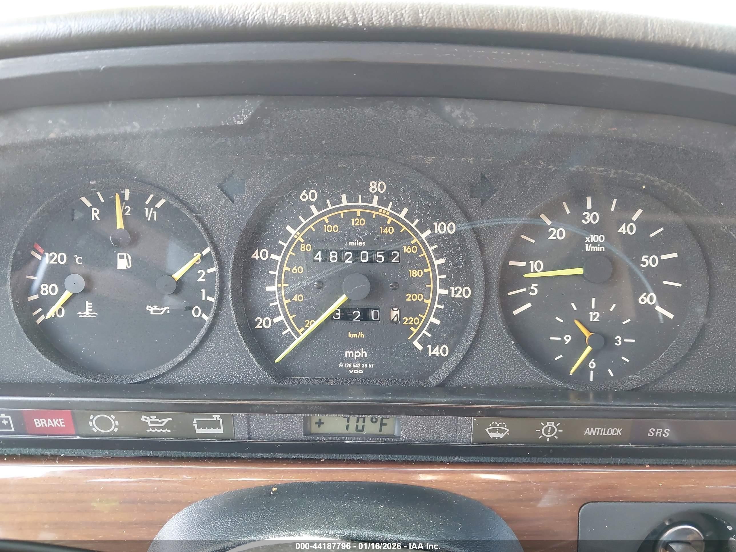 1987 Mercedes-benz 300 Sdl Beige vin: WDBCB25DXHA320073