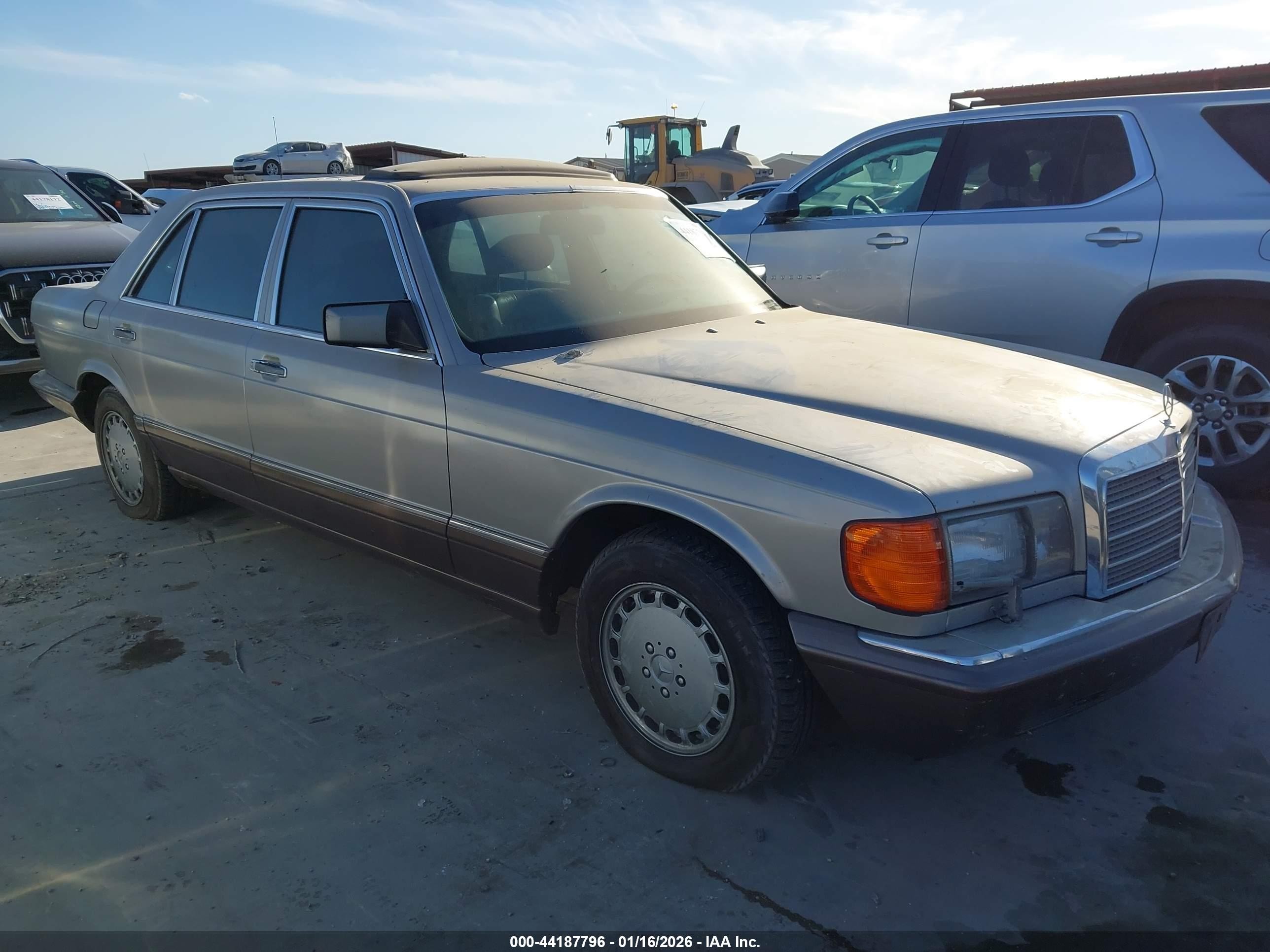 1987 Mercedes-benz 300 Sdl Beige vin: WDBCB25DXHA320073