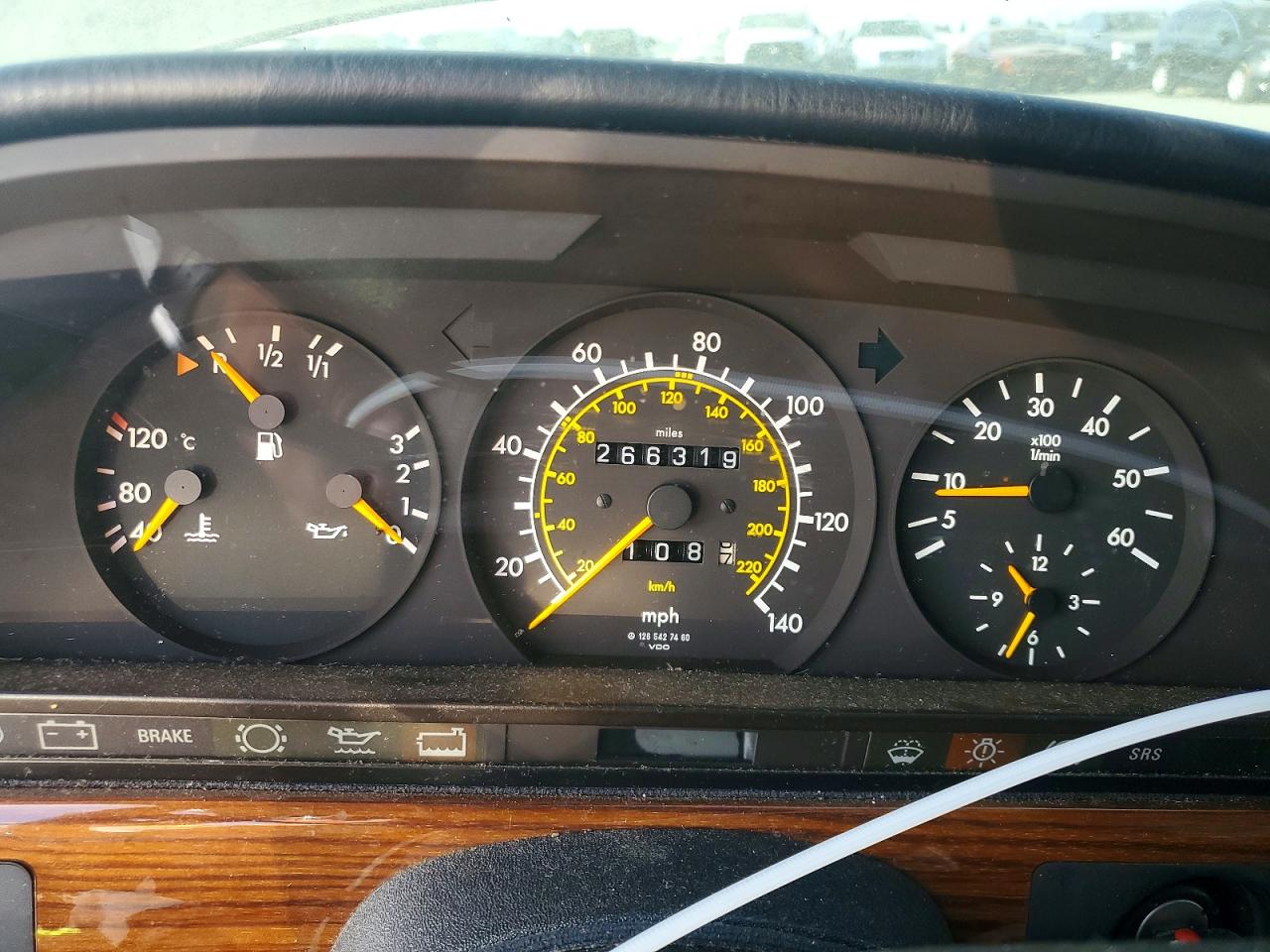 1990 Mercedes-benz 350 Sdl Charcoal vin: WDBCB35D5LA559528