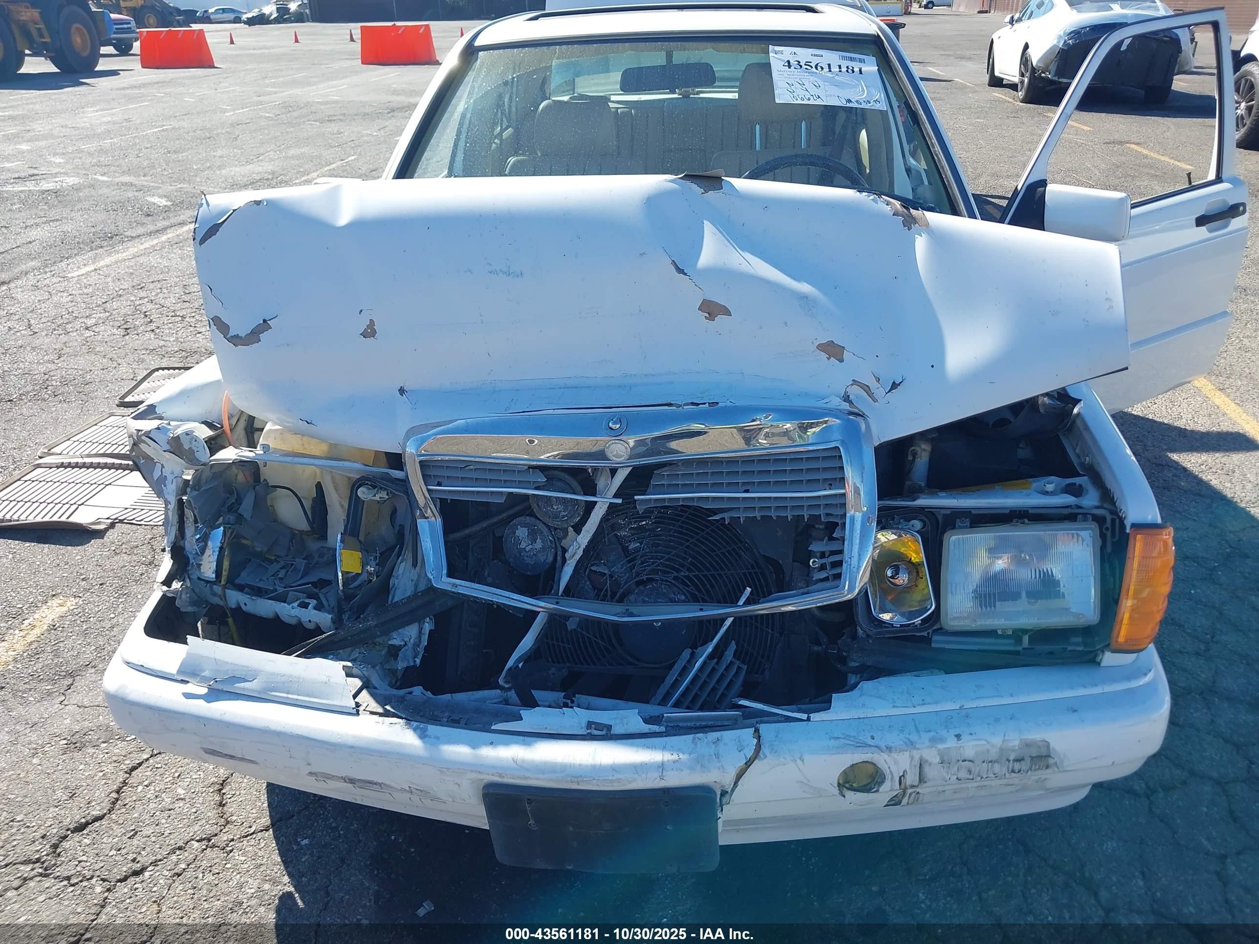 1991 Mercedes-benz 190 E 2.3 White vin: WDBDA28D1MF829050