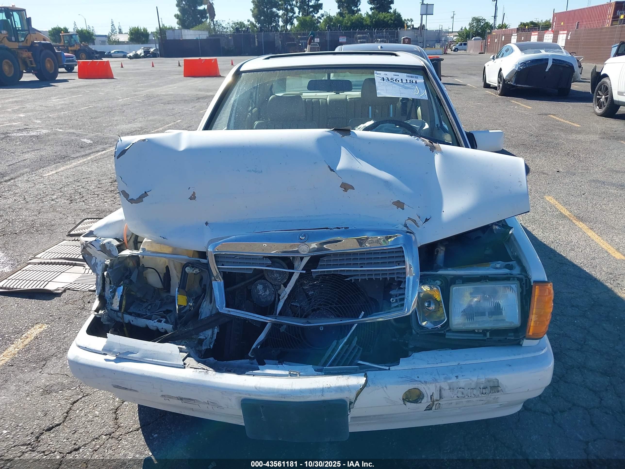 1991 Mercedes-benz 190 E 2.3 White vin: WDBDA28D1MF829050
