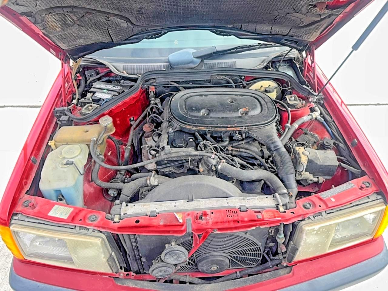 1991 Mercedes-benz 190 E 2.3 Red vin: WDBDA28D3MF816204
