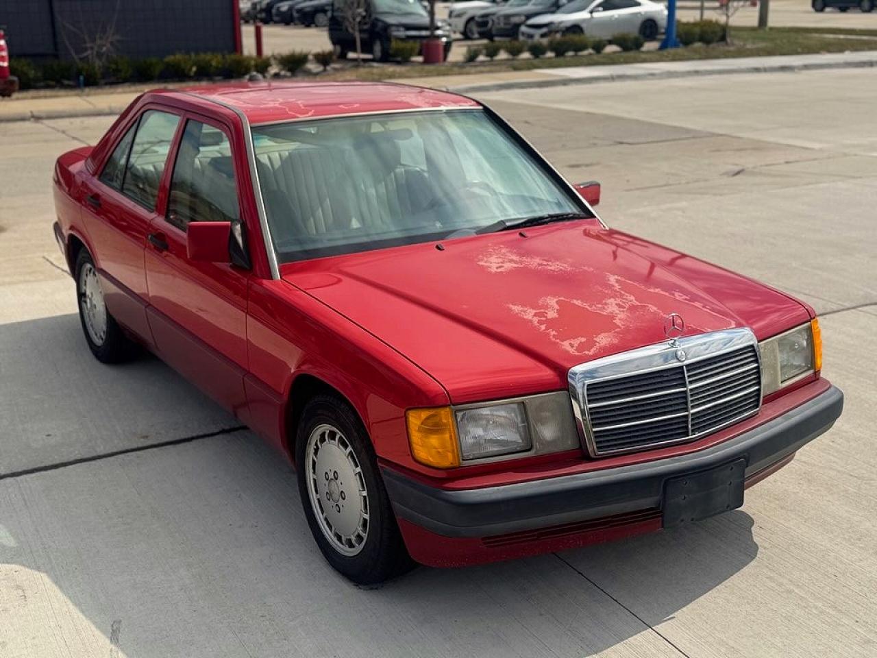 1991 Mercedes-benz 190 E 2.3 Красный vin: WDBDA28D3MF816204