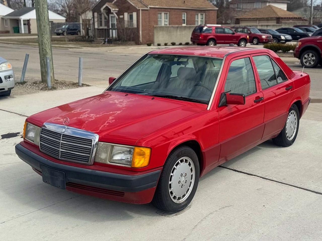 1991 Mercedes-benz 190 E 2.3 Red vin: WDBDA28D3MF816204