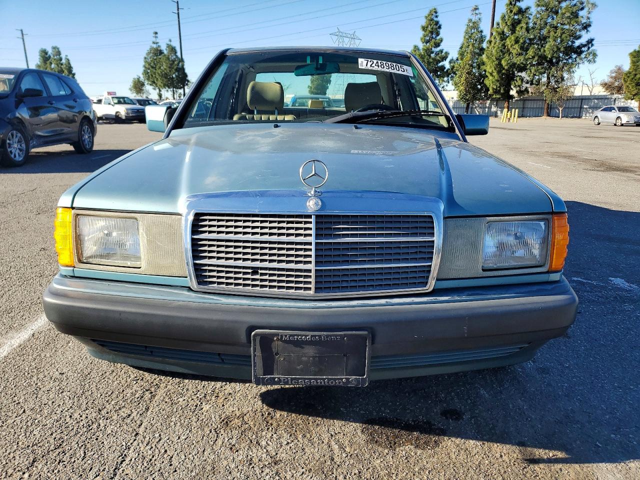 1991 Mercedes-benz 190 E Turquoise vin: WDBDA28D9MF817308