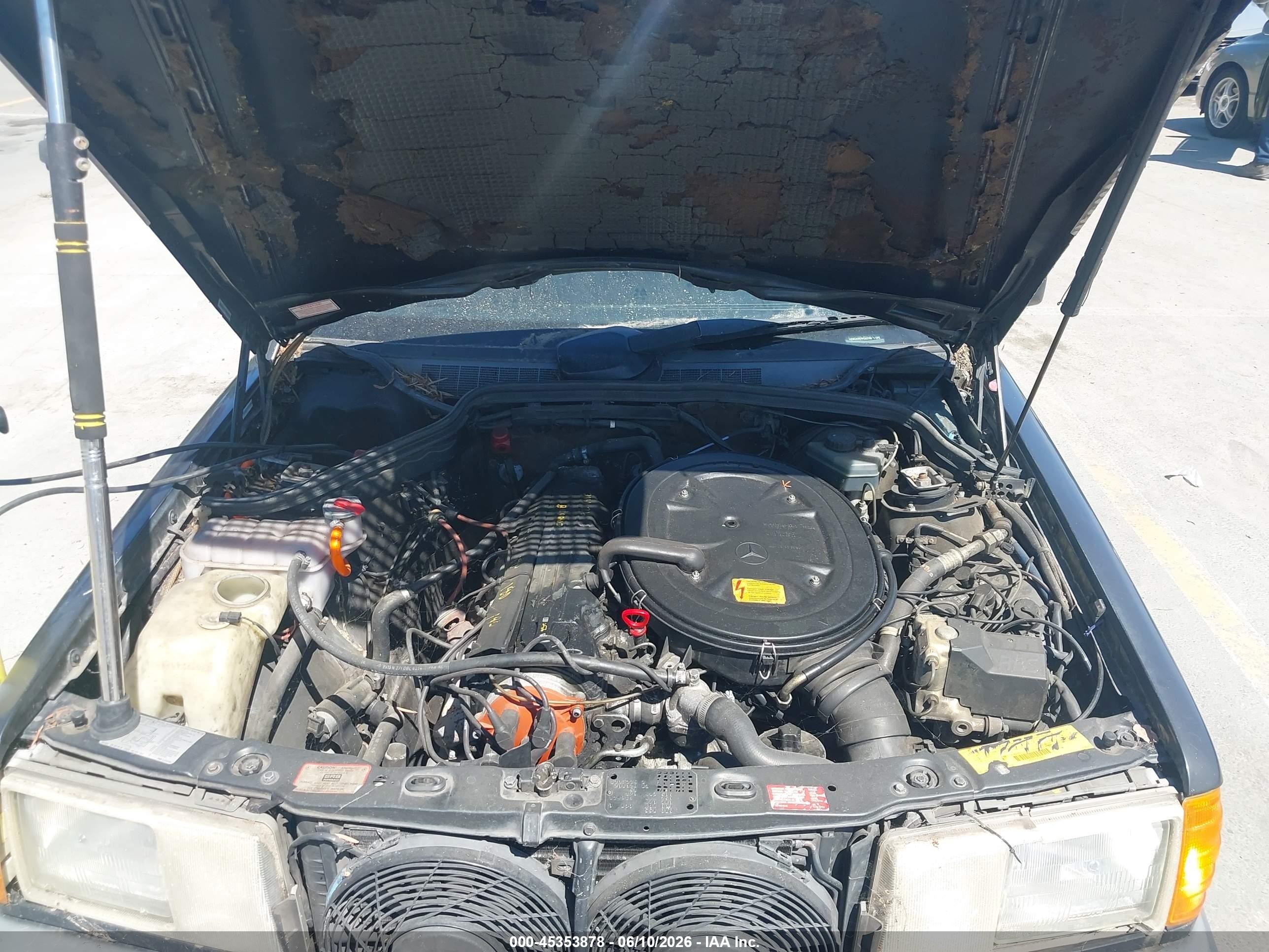 1993 Mercedes-benz 190 E 2.6 Gray vin: WDBDA29D1PG022198