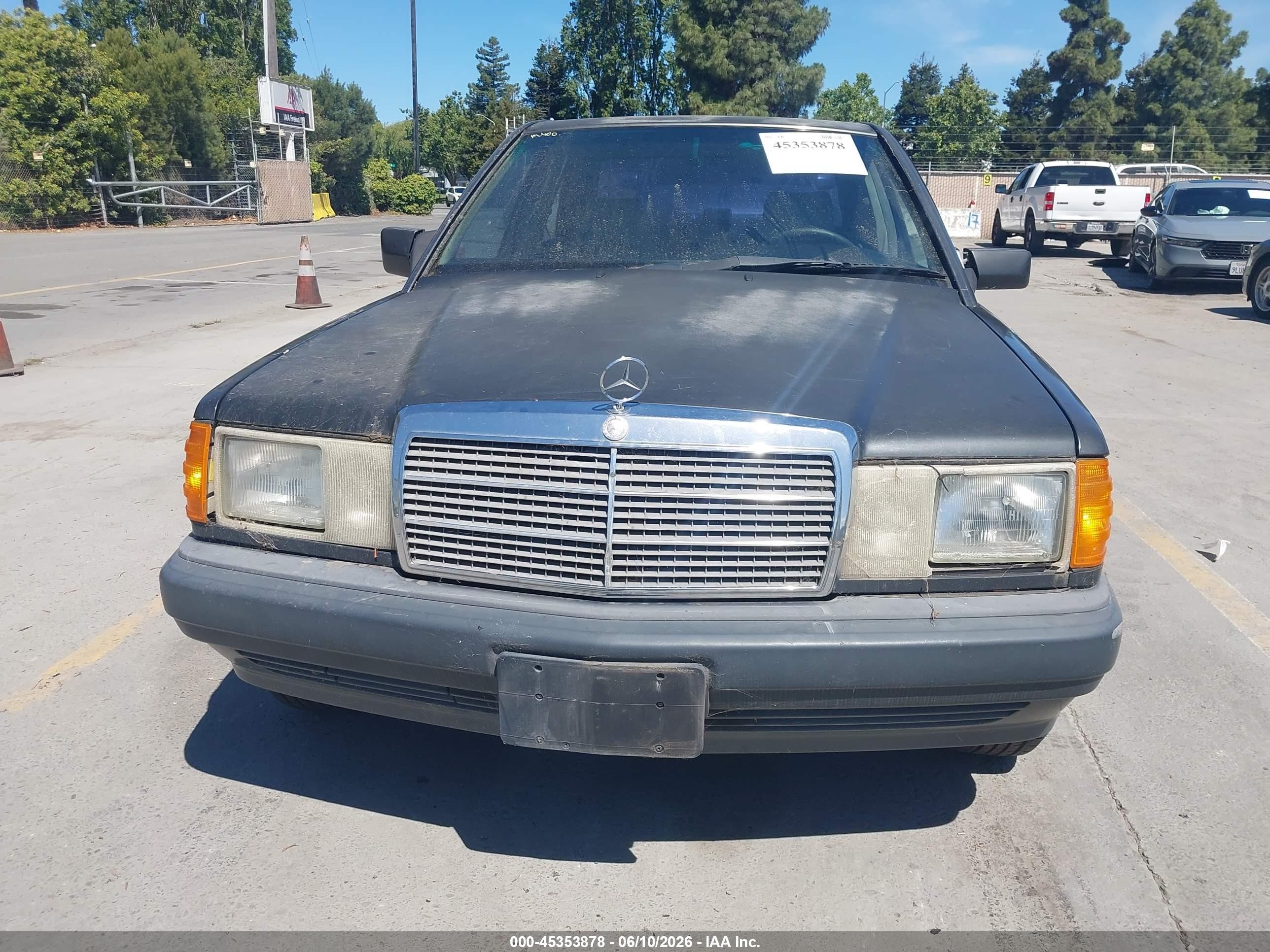 1993 Mercedes-benz 190 E 2.6 Gray vin: WDBDA29D1PG022198