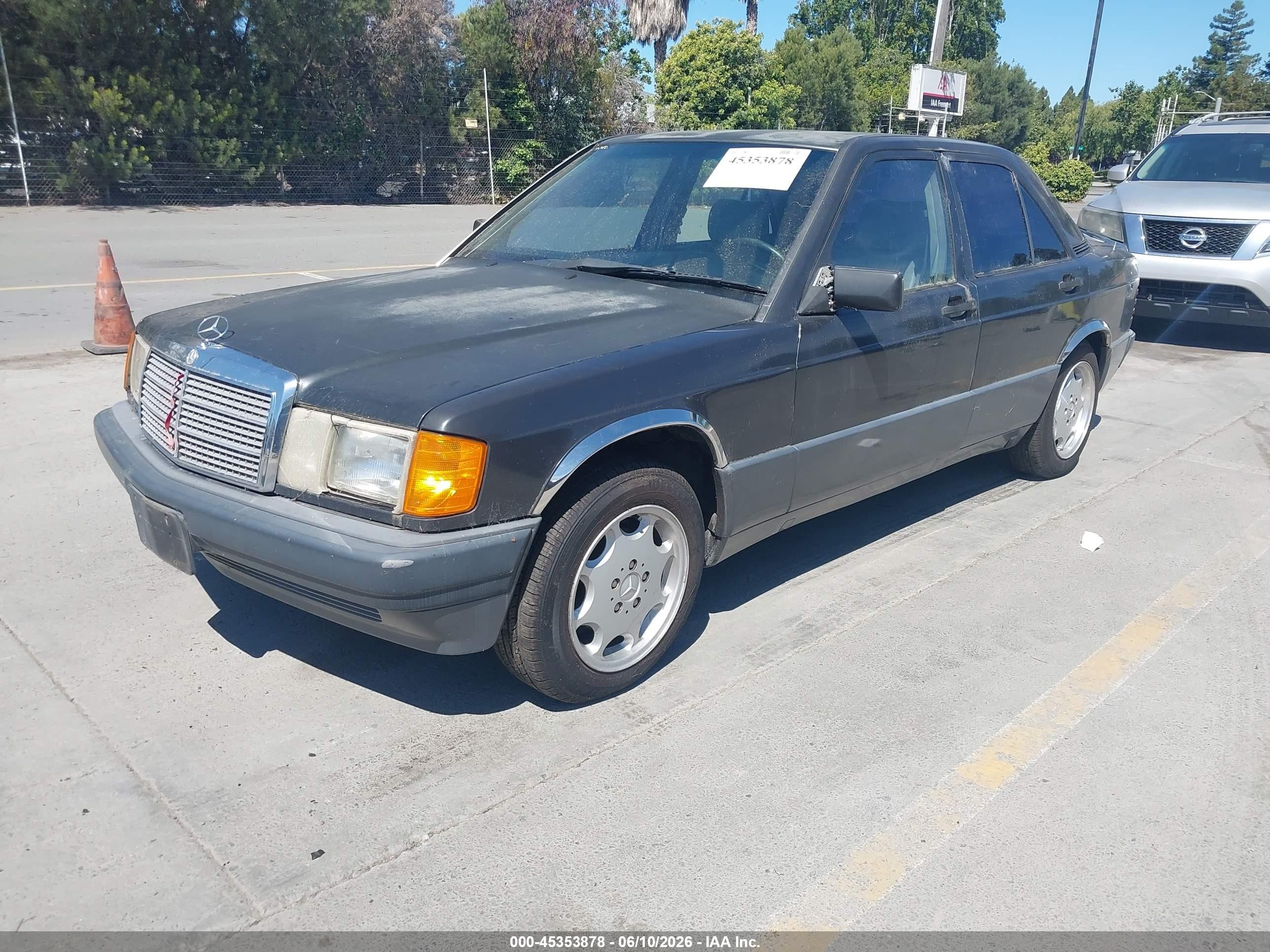 1993 Mercedes-benz 190 E 2.6 Gray vin: WDBDA29D1PG022198