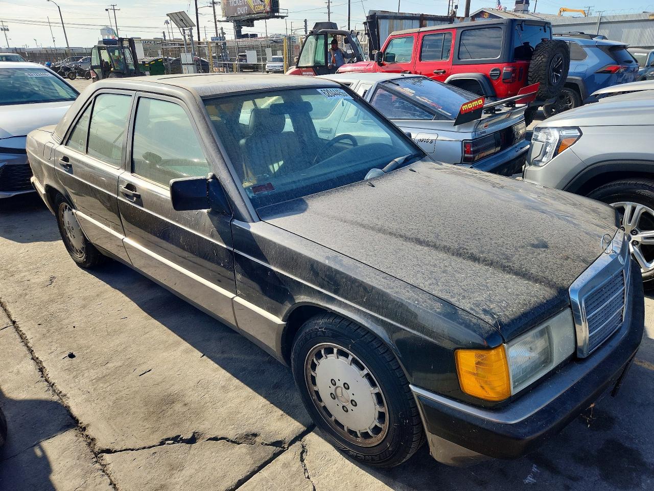 1991 Mercedes-benz 190 E 2.6 Black vin: WDBDA29D2MF793481