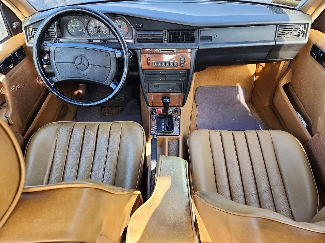 1991 Mercedes-benz 190 E 2.6 Black vin: WDBDA29D2MF793481